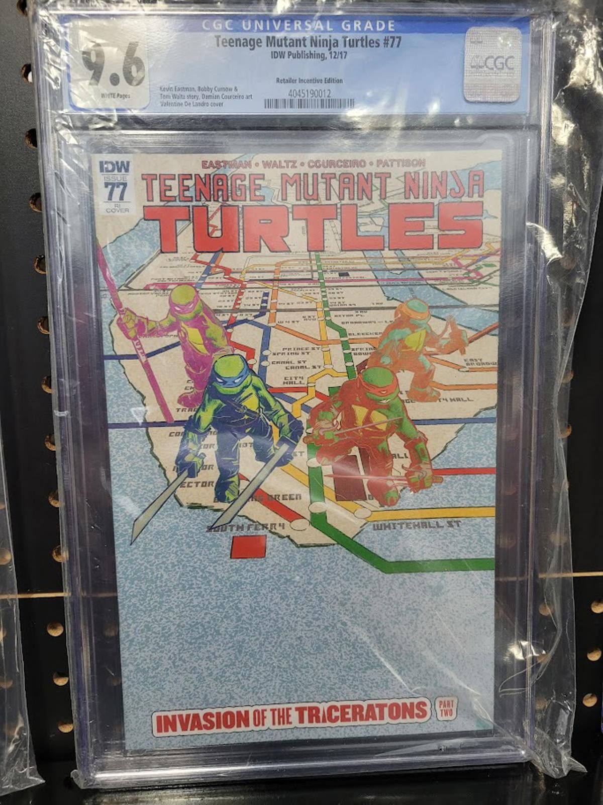 Other Teenage Mutant Ninja Turtles #77 CGC 9.6 - 1:10 Ratio Size ONE SIZE - 1 Thumbnail