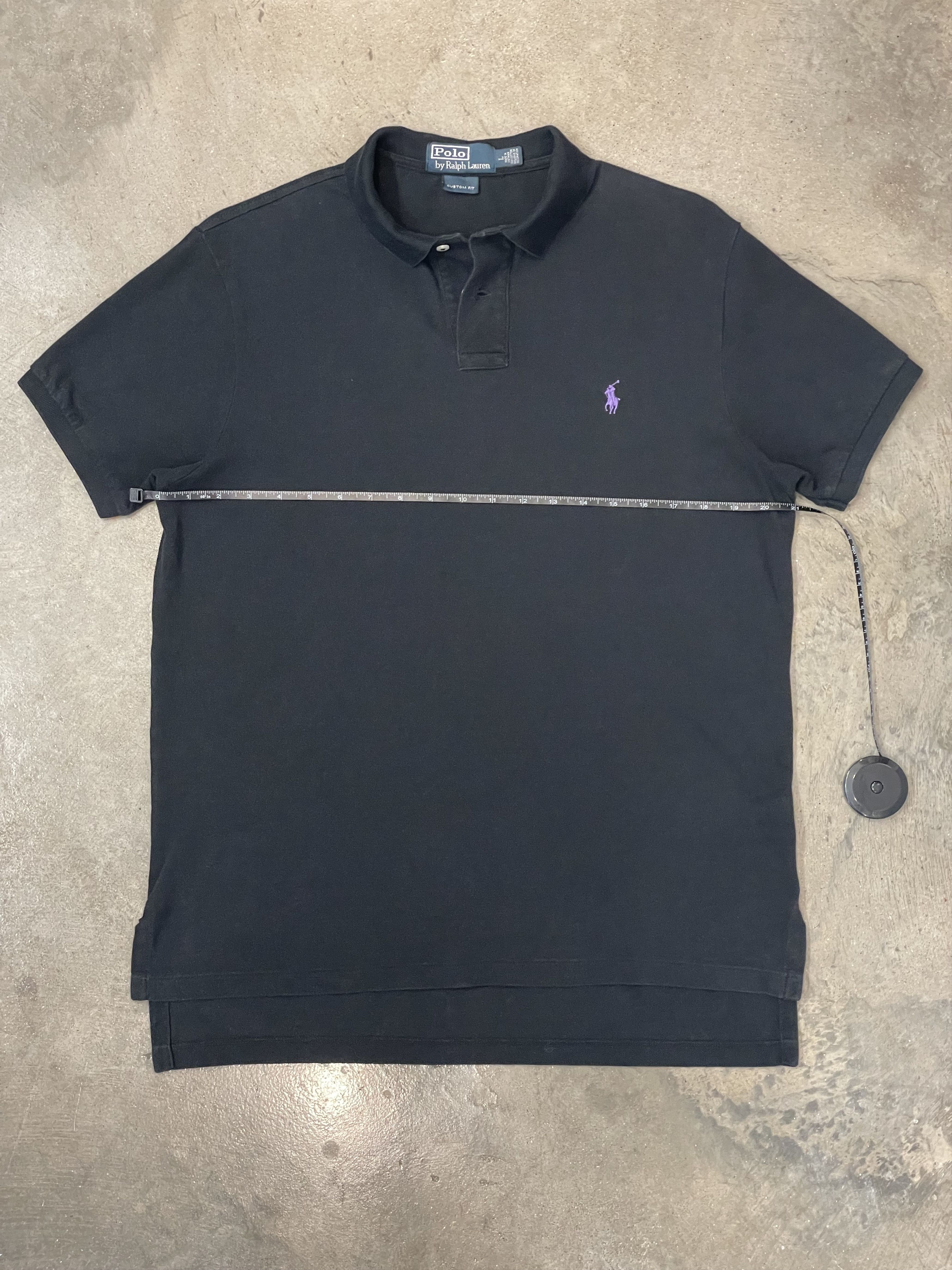 Ralph Lauren Polo by Ralph Lauren Men's Black Short Sleeve Polo Shirt L Size US L / EU 52-54 / 3 - 6 Thumbnail