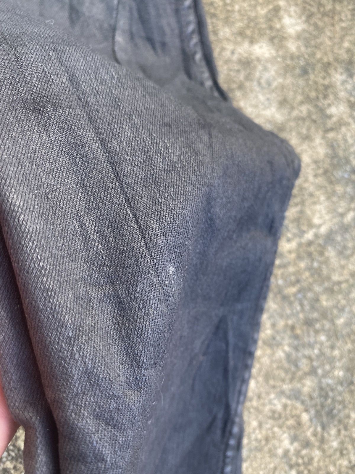 Rick Owens Drkshdw Rick Owens Drkshdw Blax Wax Creatch Cut Pant Size US 30 / EU 46 - 4 Thumbnail