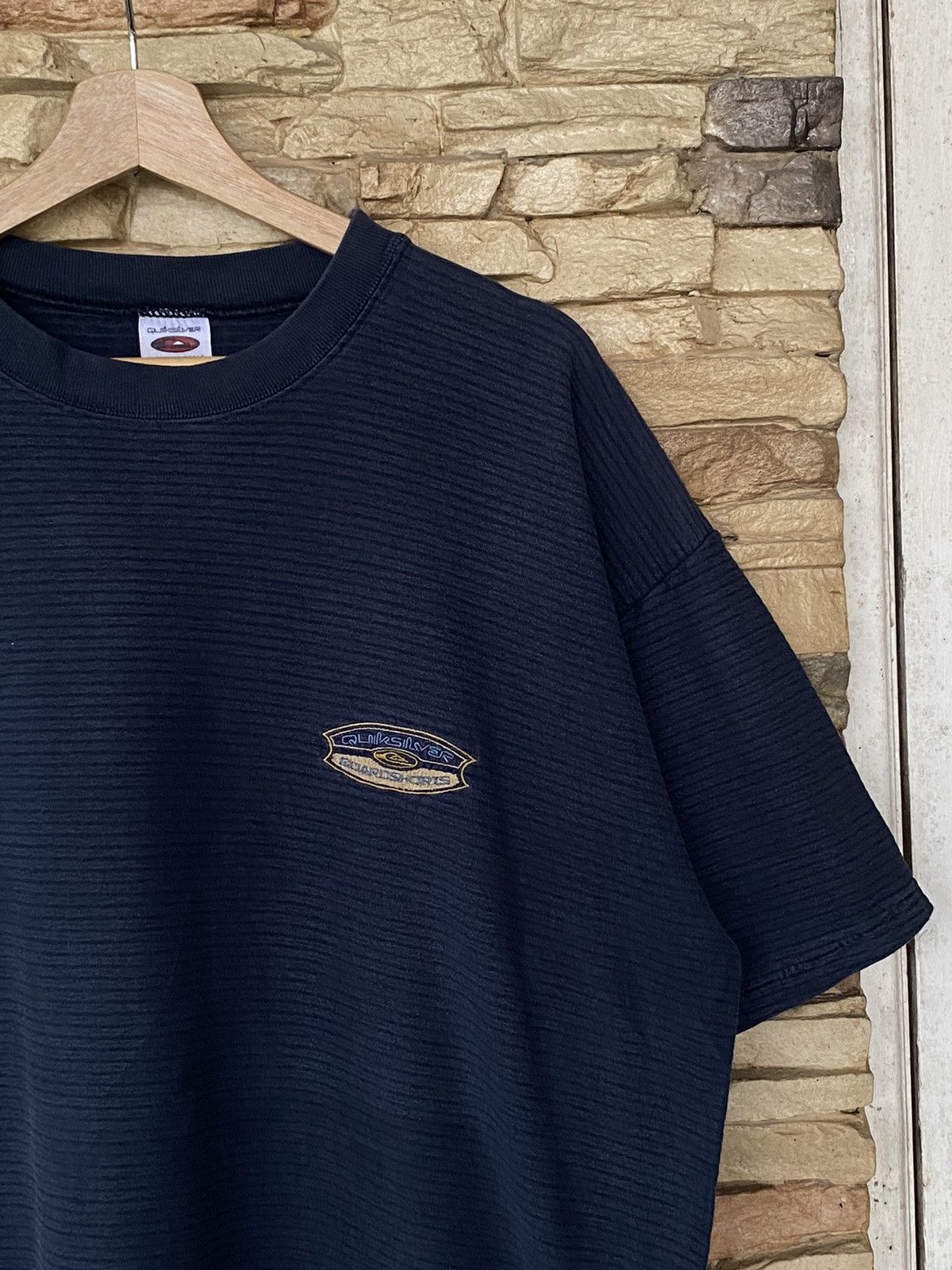 Vintage Vintage 90s Quiksilver Stripes Surfing Tees Size US L / EU 52-54 / 3 - 2 Thumbnail