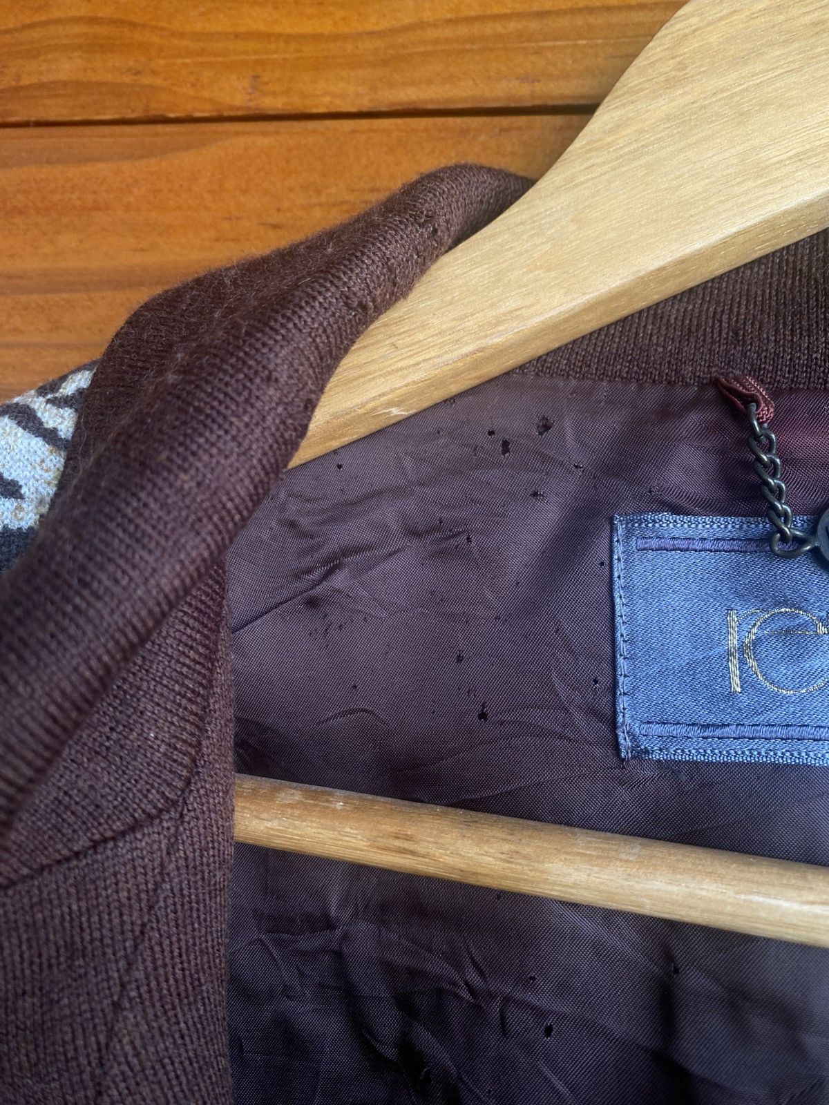 Japanese Brand Vintage Remalon Tiger Print Wool Jacket Brown Animal Coat Size L / US 10 / IT 46 - 8 Thumbnail