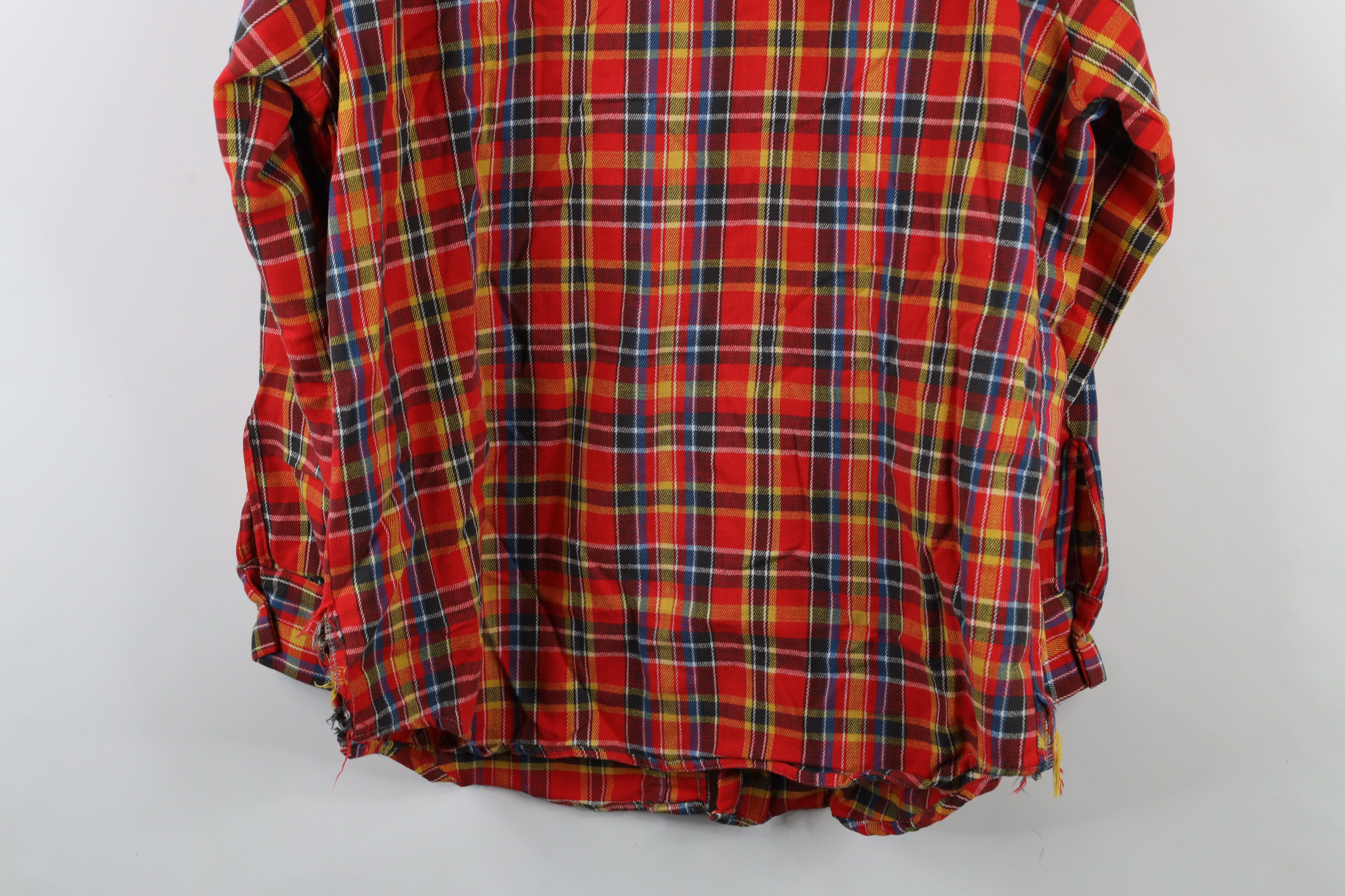 Vintage Vintage 70s Streetwear Collared Button Shirt Plaid USA Size US M / EU 48-50 / 2 - 14 Thumbnail