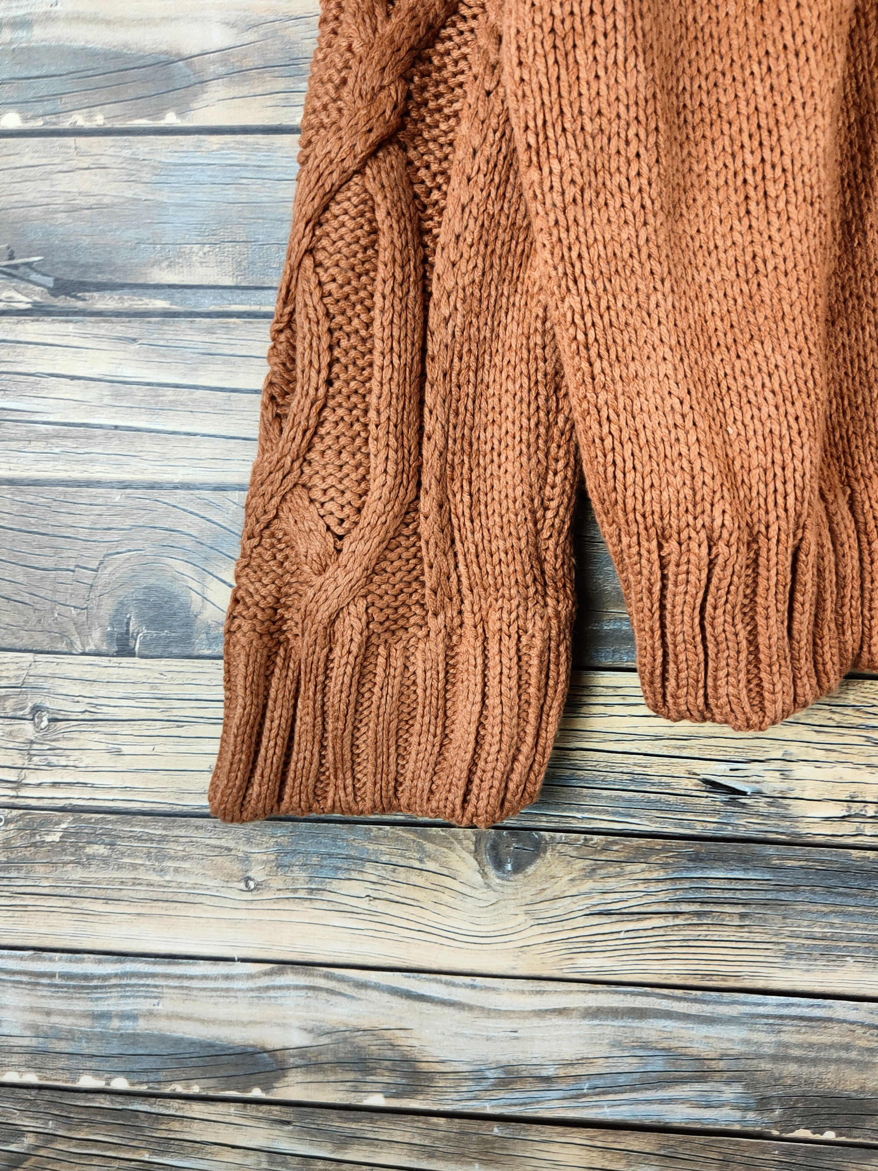 Japanese Brand DL Ney Brown Knitwear Cardigan #46-146 Size M / US 6-8 / IT 42-44 - 4 Thumbnail
