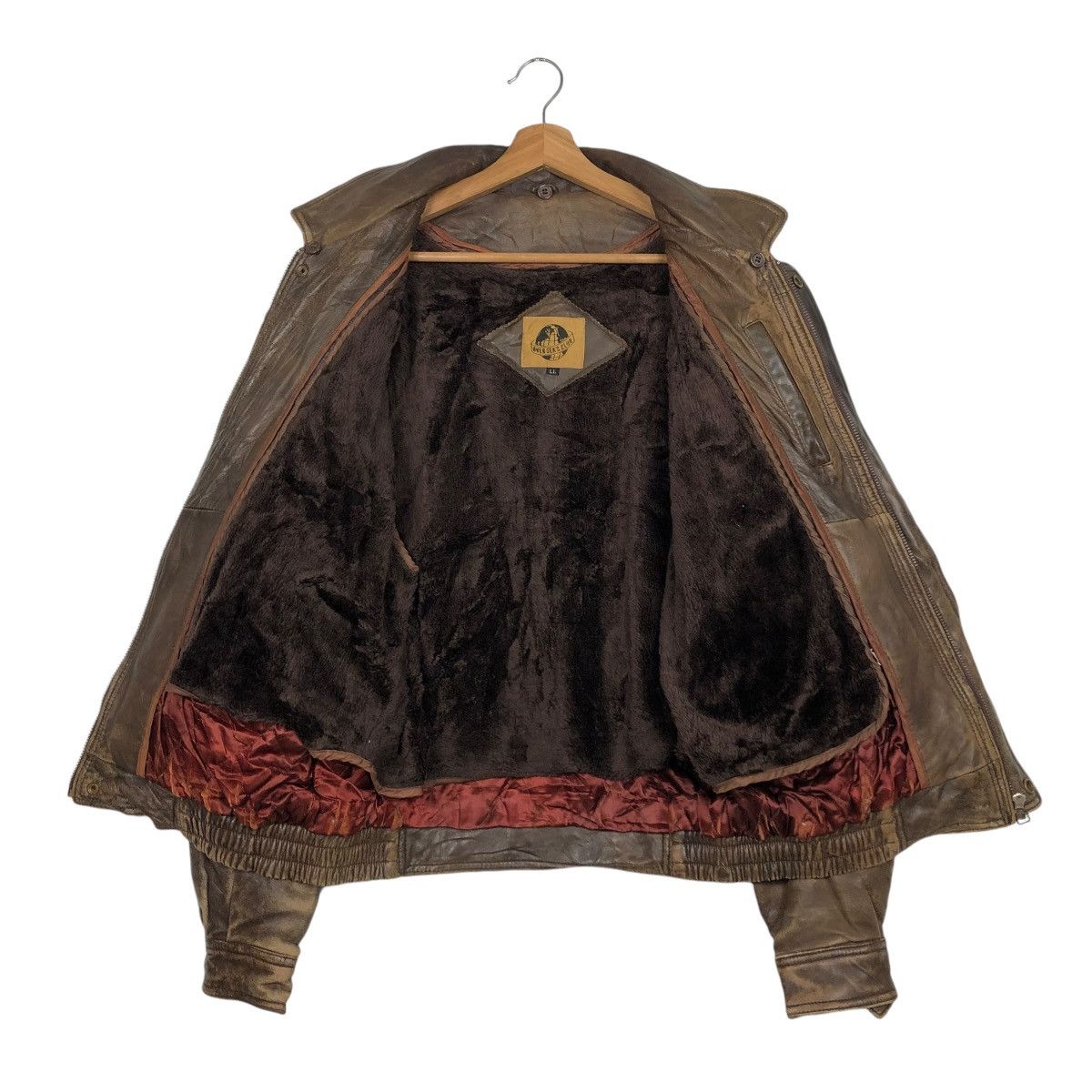 Japanese Brand VINTAGE PARACHUTE BIKER LEATHER JACKET BLANKET ISSEY MIYAKE Size US L / EU 52-54 / 3 - 15 Thumbnail