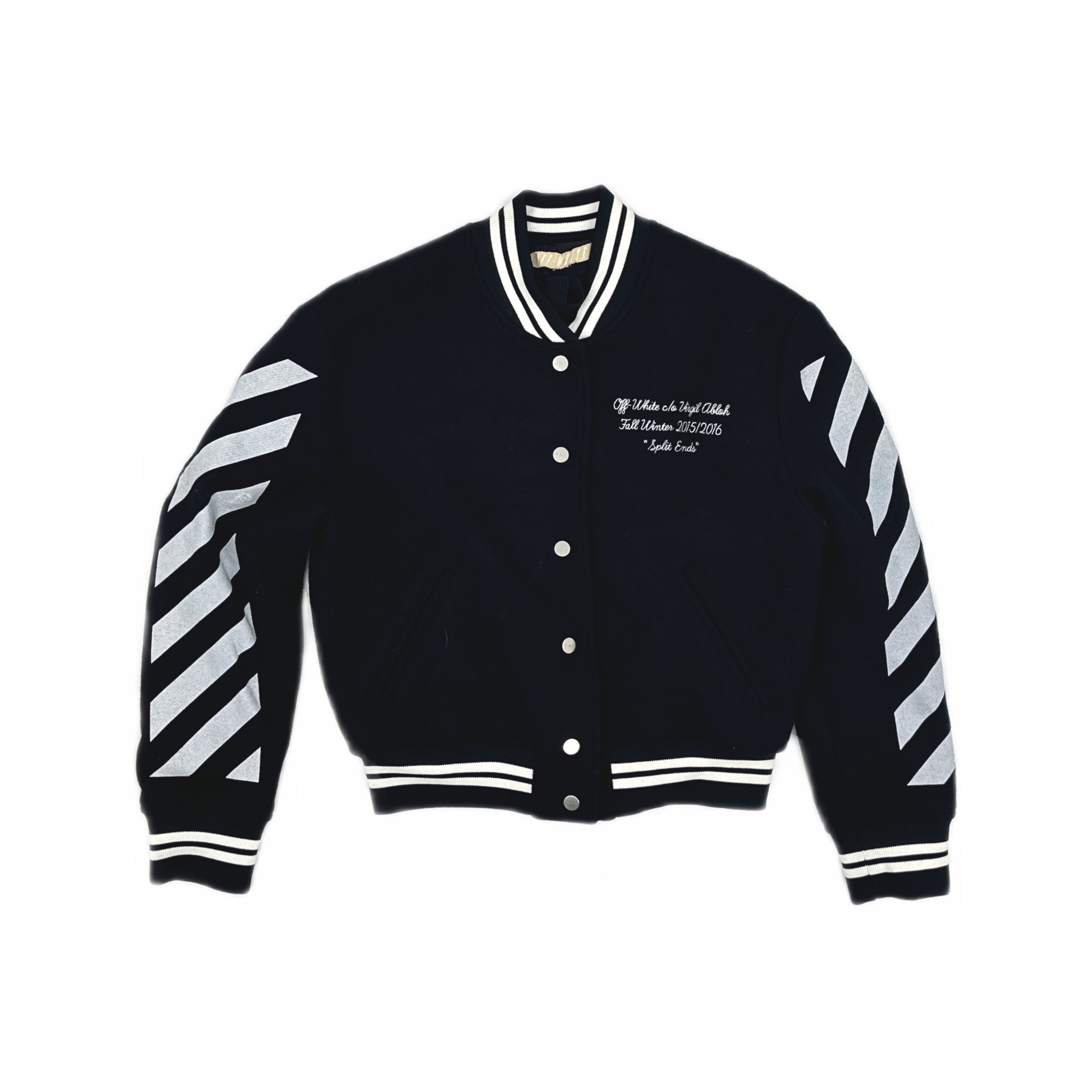 Off-White Off-White Split Ends Varsity Jacket Size XS Size US XS / EU 42 / 0 - 1 Thumbnail