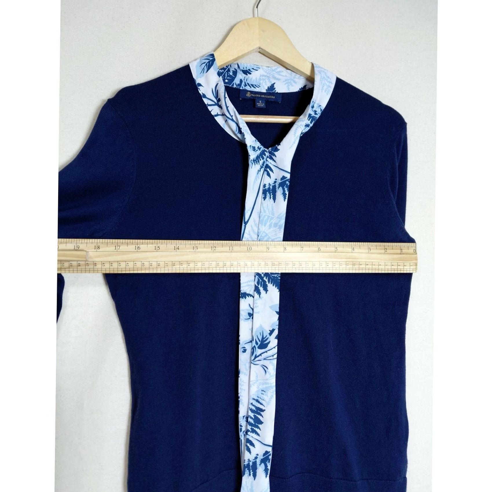 Brooks Brothers Brooks Brothers Sweater S Blue Cotton Solid Knit Women Size S / US 4 / IT 40 - 6 Thumbnail