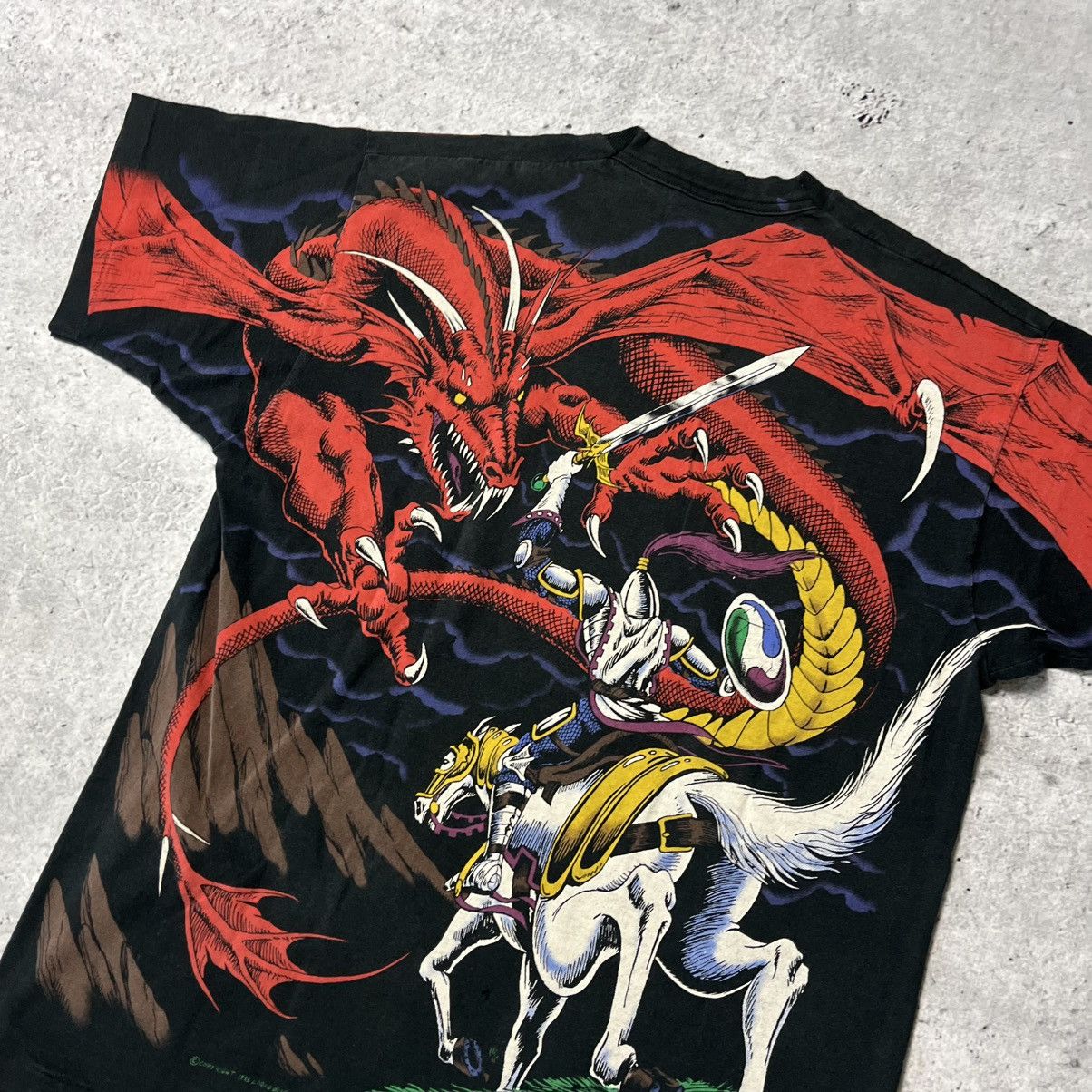 Liquid Blue Vintage Liquid Blue dragon tee single stitch 90s usa Size US XL / EU 56 / 4 - 8 Thumbnail
