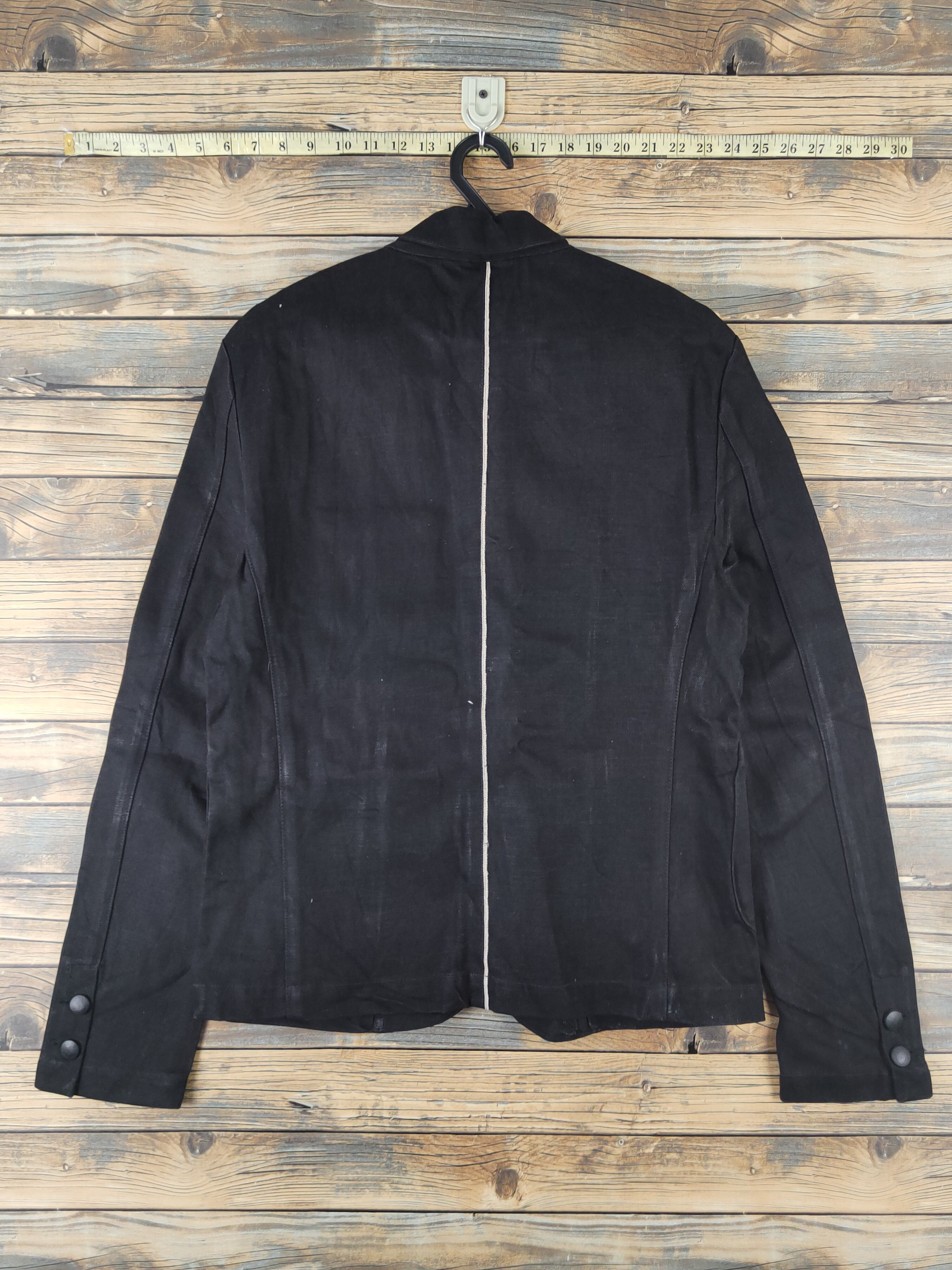 Vintage DL Hopki.rk Black Denim selvedge Jackets #2688 Size US M / EU 48-50 / 2 - 7 Thumbnail