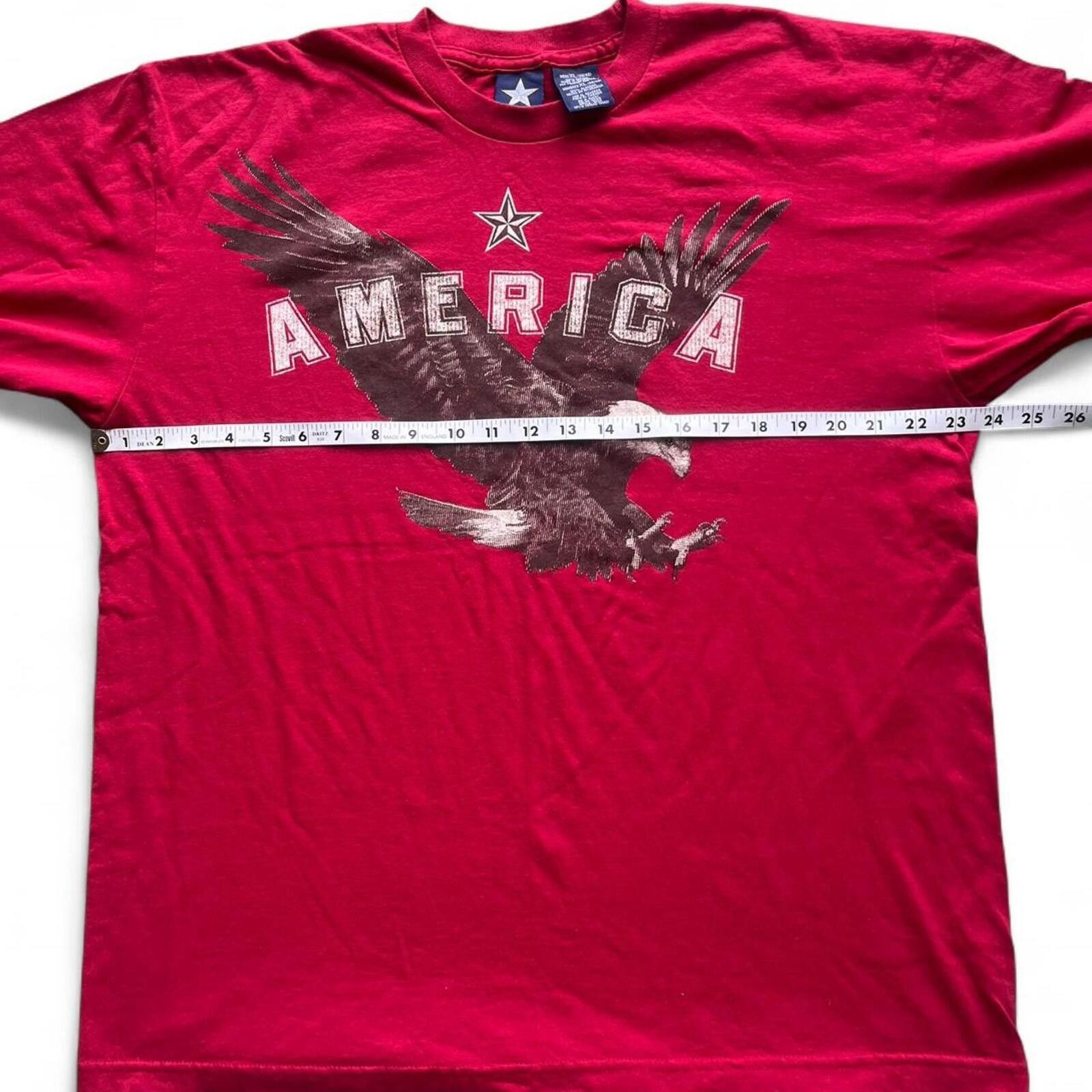 American Apparel Spirit of America Patriotic Bald Eagle Men’s T-Shirt Size XL Size US L / EU 52-54 / 3 - 7 Thumbnail