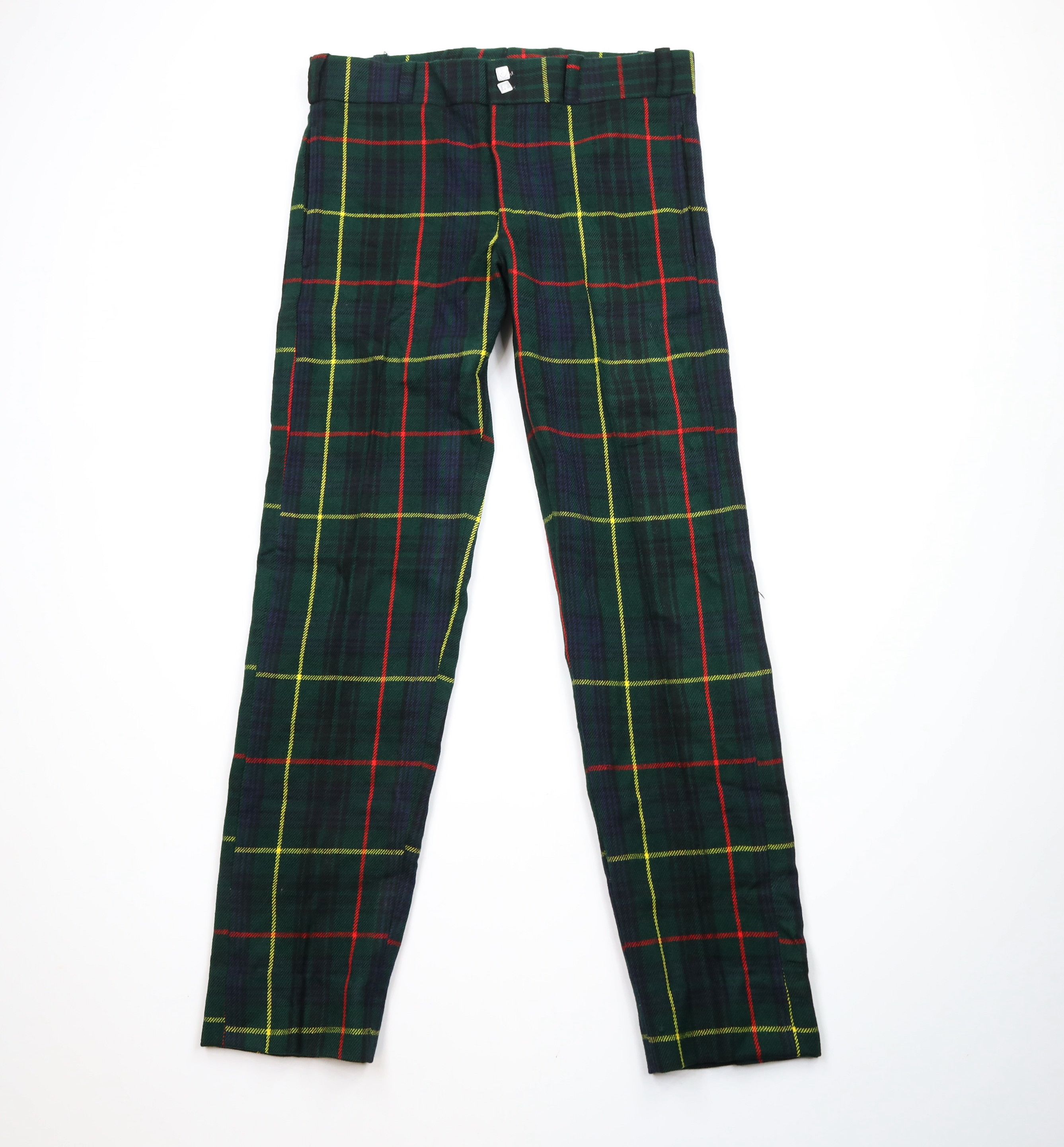 Vintage Vintage 90s Streetwear Knit Golf Chino Pants Rainbow Plaid Size US 36 / EU 52 - 1 Thumbnail