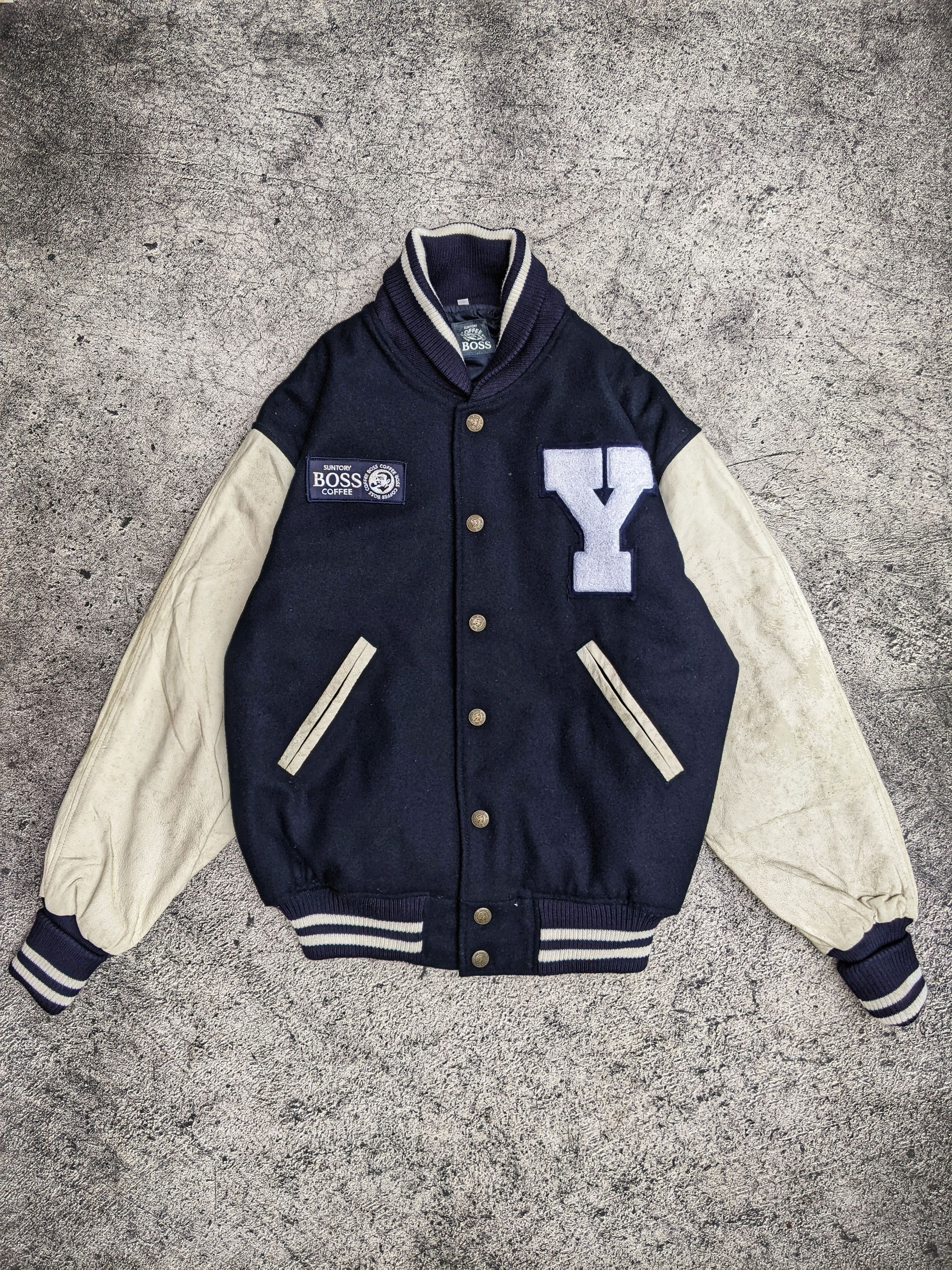 Japanese Brand Suntory Boss Coffee Vintage Varsity Jacket Size US M / EU 48-50 / 2 - 9 Thumbnail