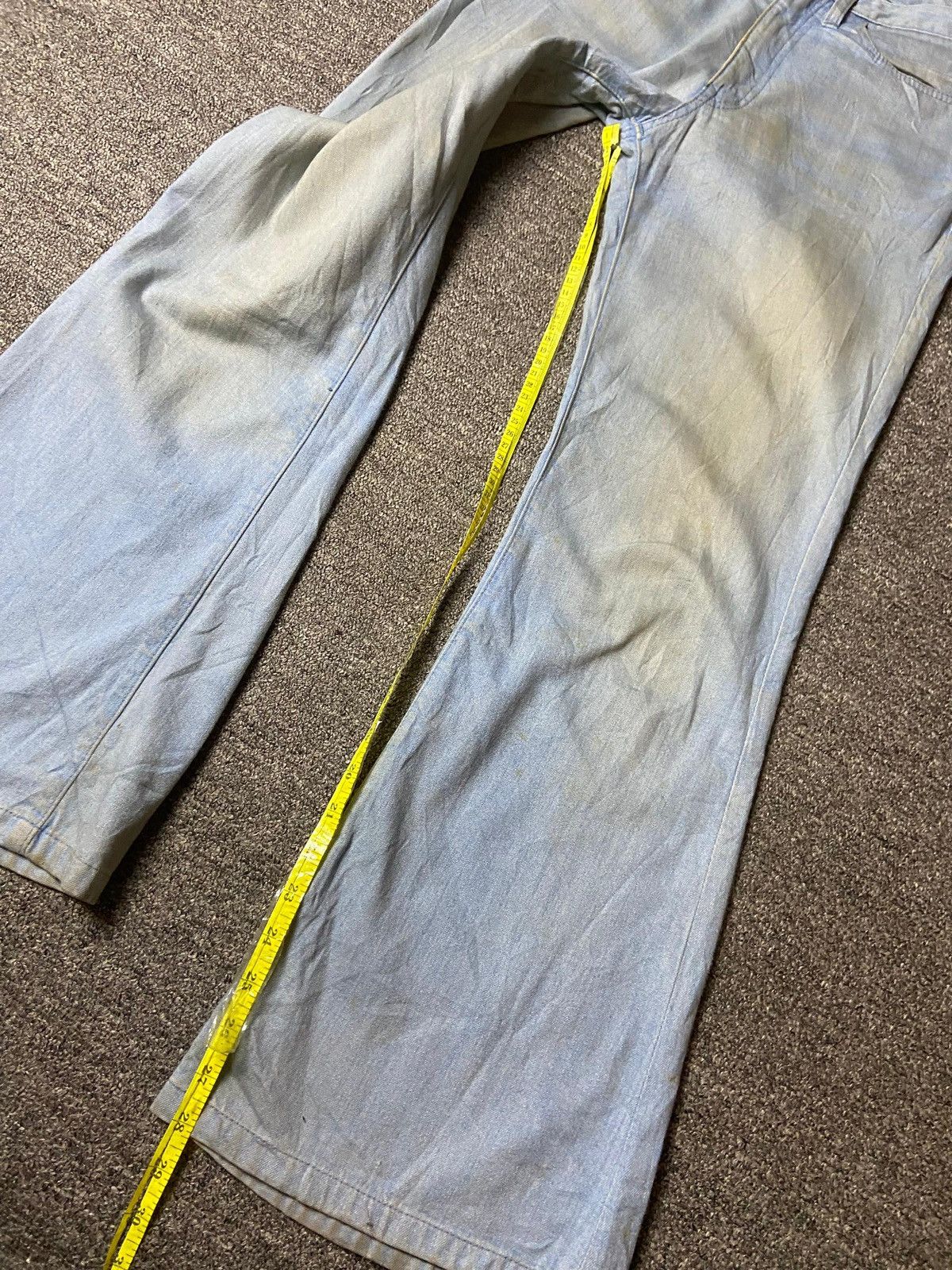 Japanese Brand × Johnbull × Vintage Johnbull Co. Ltd Brand Flared Denim Jeans (128) Size US 27 - 9 Thumbnail