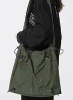 Japanese Brand Military utility ruched nylon messenger bag shoulder bag Size ONE SIZE - 1 Thumbnail