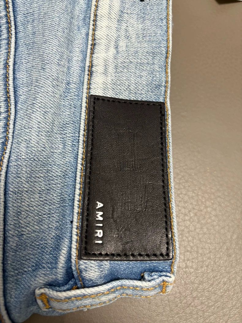 Amiri Amiri patch ripped jeans Size US 31 - 7 Thumbnail