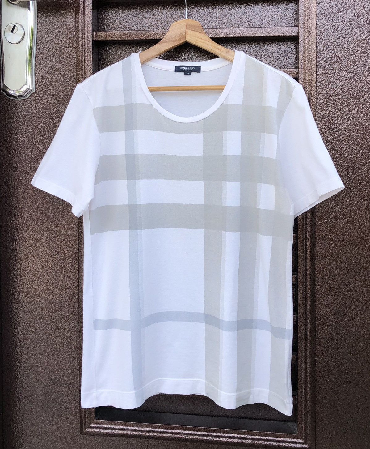 Burberry Burberry London White Checked Crowned Shirt Size US M / EU 48-50 / 2 - 1 Thumbnail