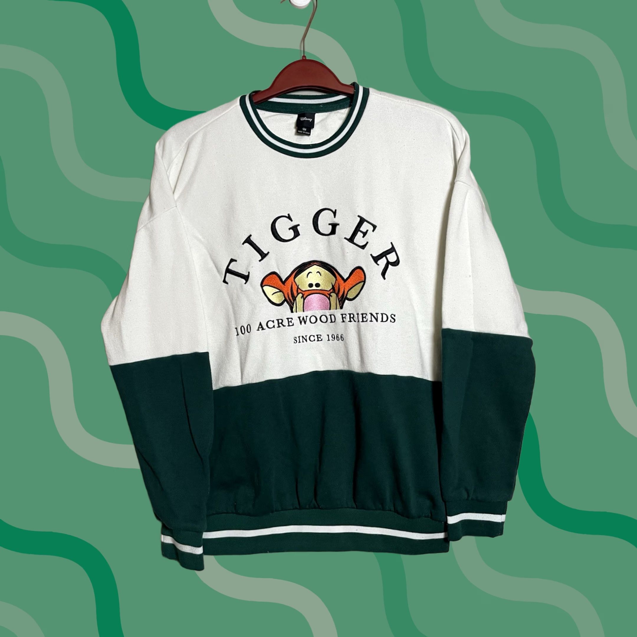 Disney Disney Tigger Crewneck Sweatshirt Mens S Oversize Retro Color Block Pooh A553 Sweatshirt Size US S / EU 44-46 / 1 - 1 Thumbnail