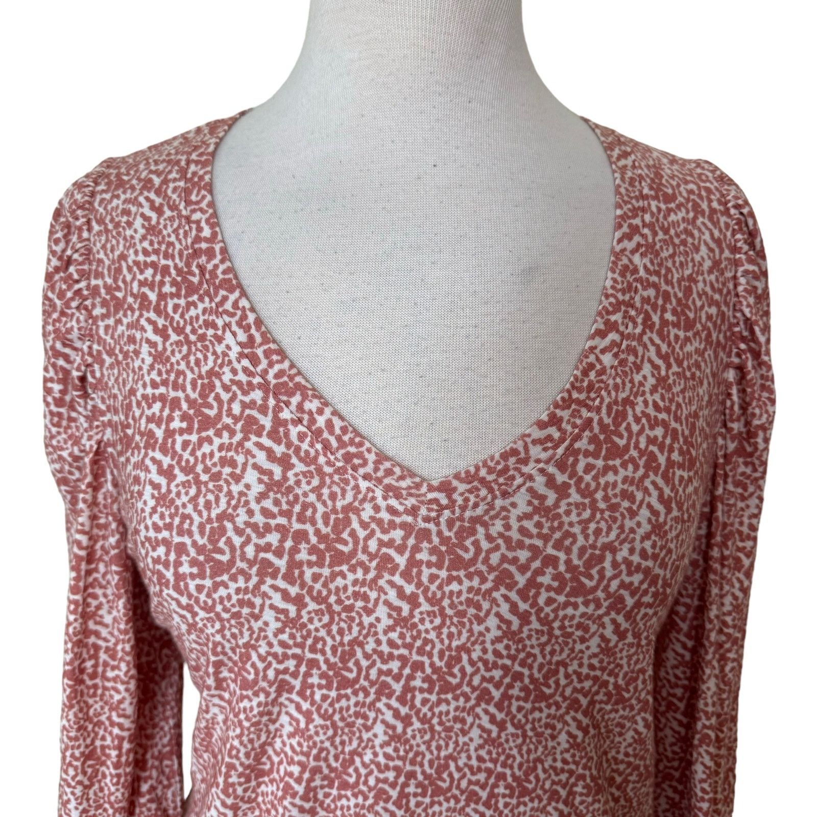 Nation LTD NATION LTD Tabitha Full Sleeve V Neck Small 100% Cotton Size S / US 4 / IT 40 - 7 Thumbnail