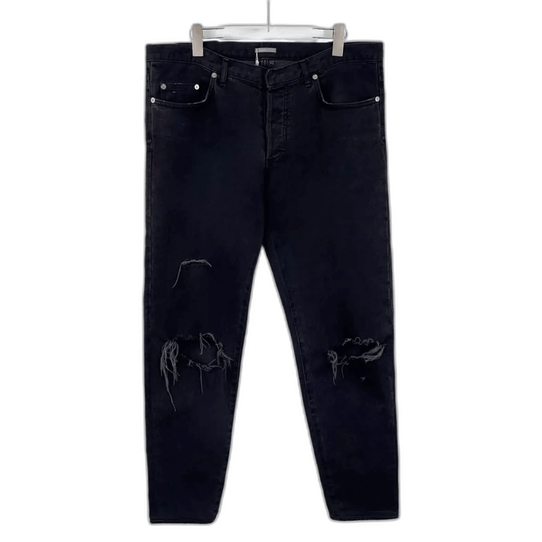 Dior Dior Distressed Black Gray Casual Jeans Size US 34 / EU 50 - 1 Thumbnail