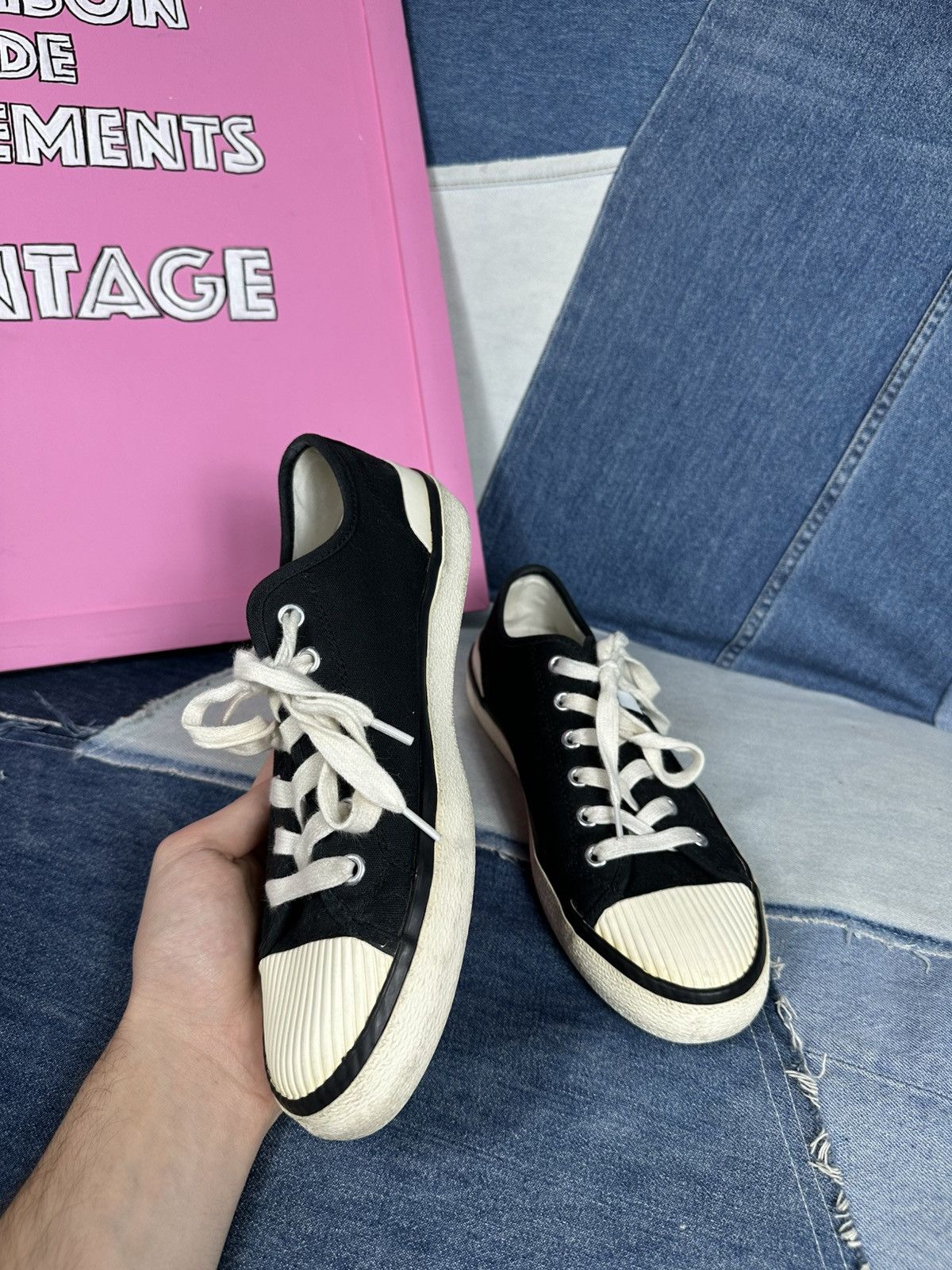 Isabel Marant Isabel Marant Binkoo Low Sneakers Canvas Colorblock Pattern Size US 8 / IT 38 - 8 Thumbnail