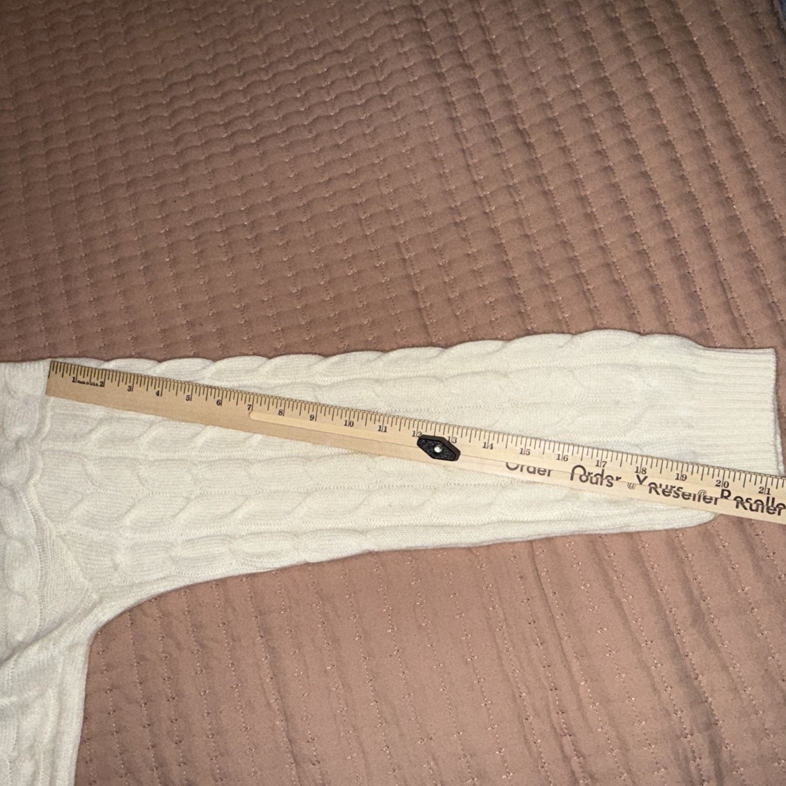 Other Erdos NWT Ivory V-Neck Cashmere Sweater XL Quiet Lux Uni Sex Size XL / US 12-14 / IT 48-50 - 9 Thumbnail