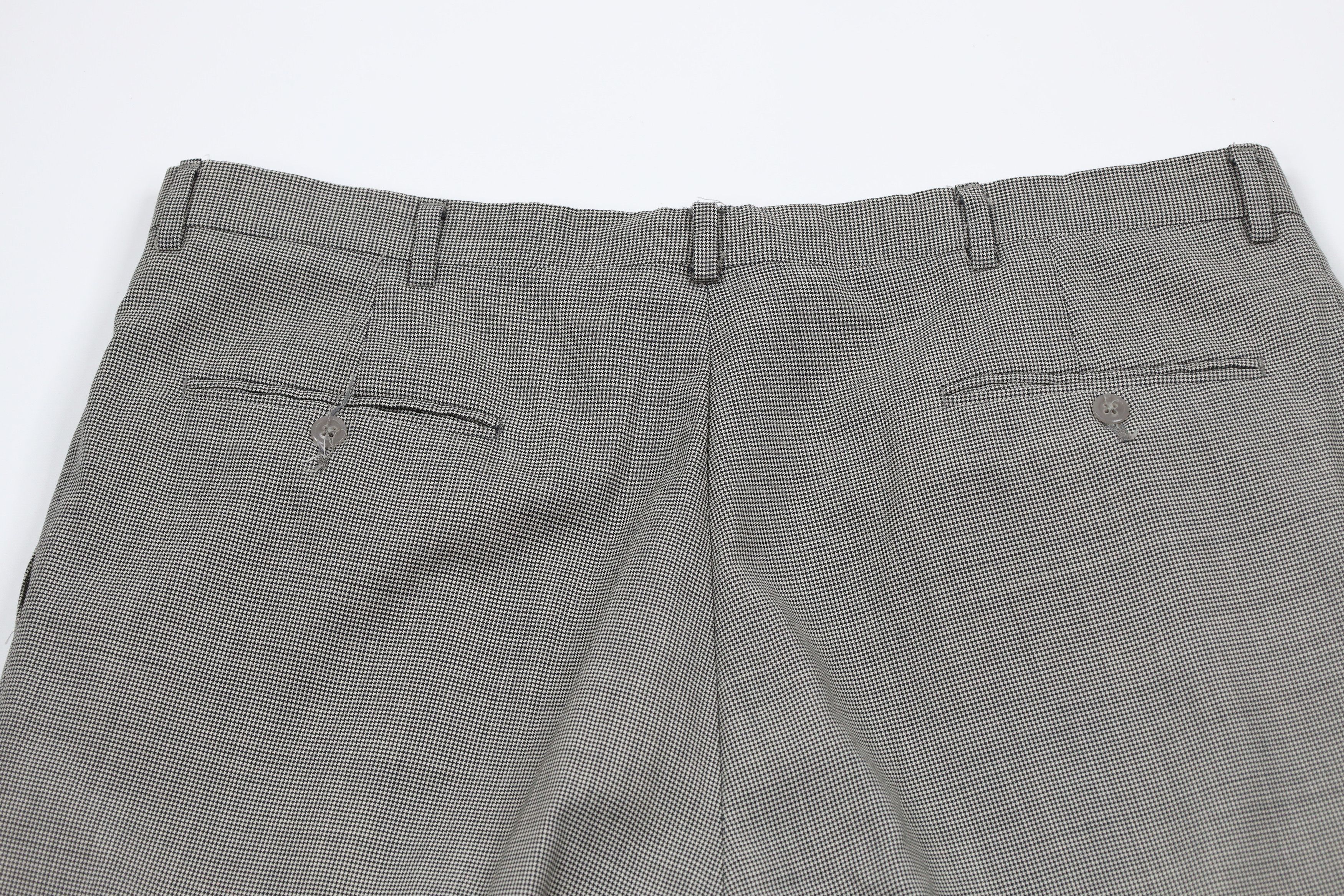 Vintage Vintage 90s Streetwear Pleated Houndstooth Chino Pants Wool Size US 38 / EU 54 - 9 Thumbnail