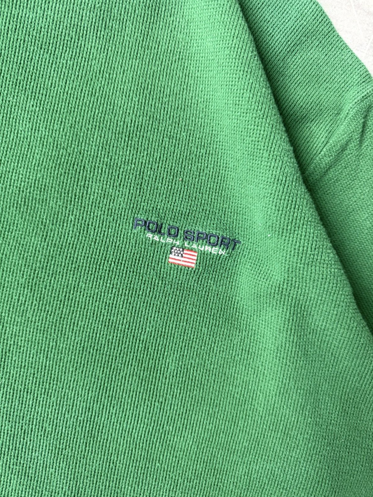 Polo Ralph Lauren Vintage Y2K Polo Sport Ralph Lauren Knit Shirt (XL) Size US XL / EU 56 / 4 - 4 Thumbnail