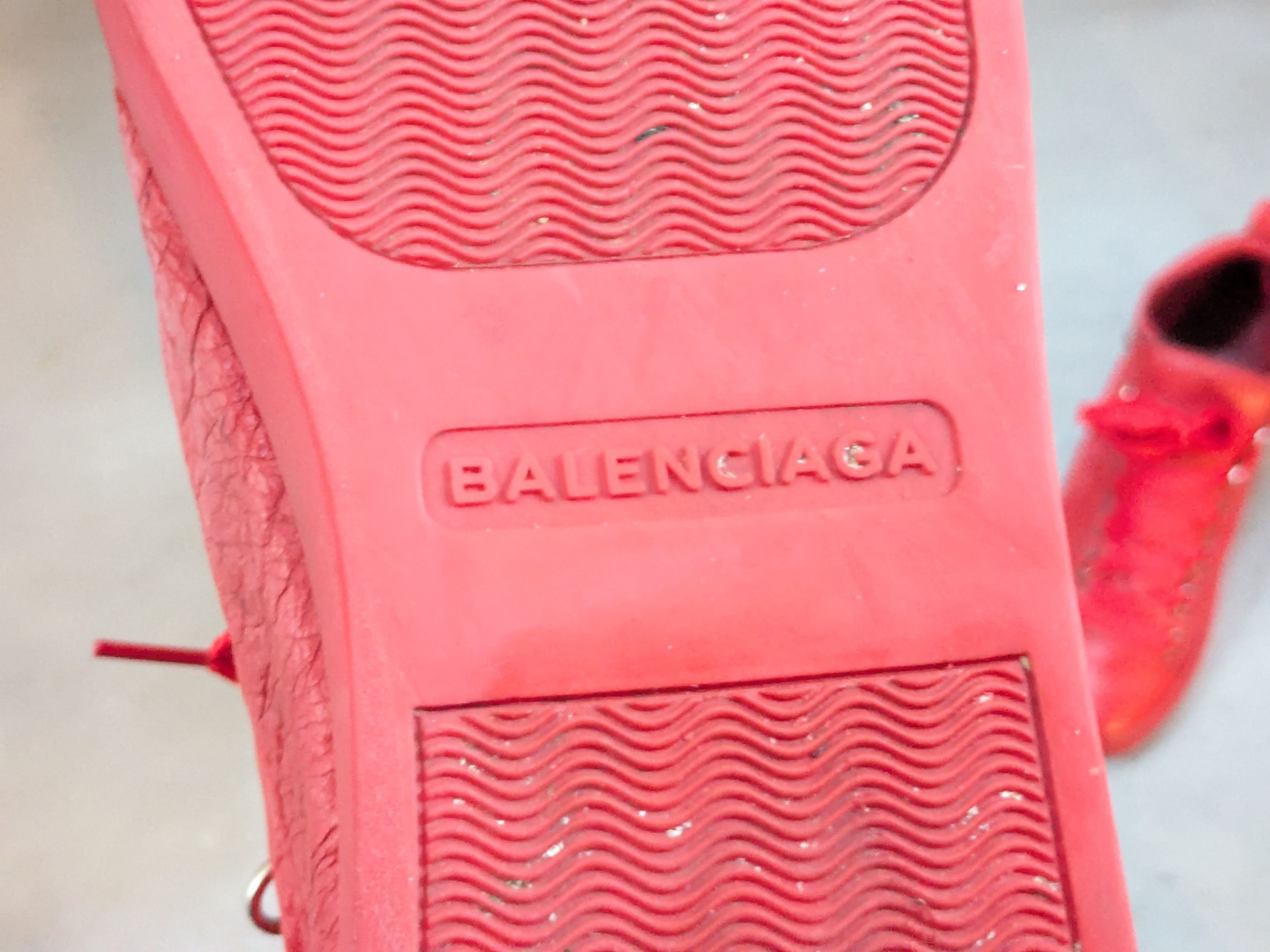 Balenciaga Balenciaga Arena Red 11 Leather High Tops Size US 11 / EU 44 - 17 Thumbnail