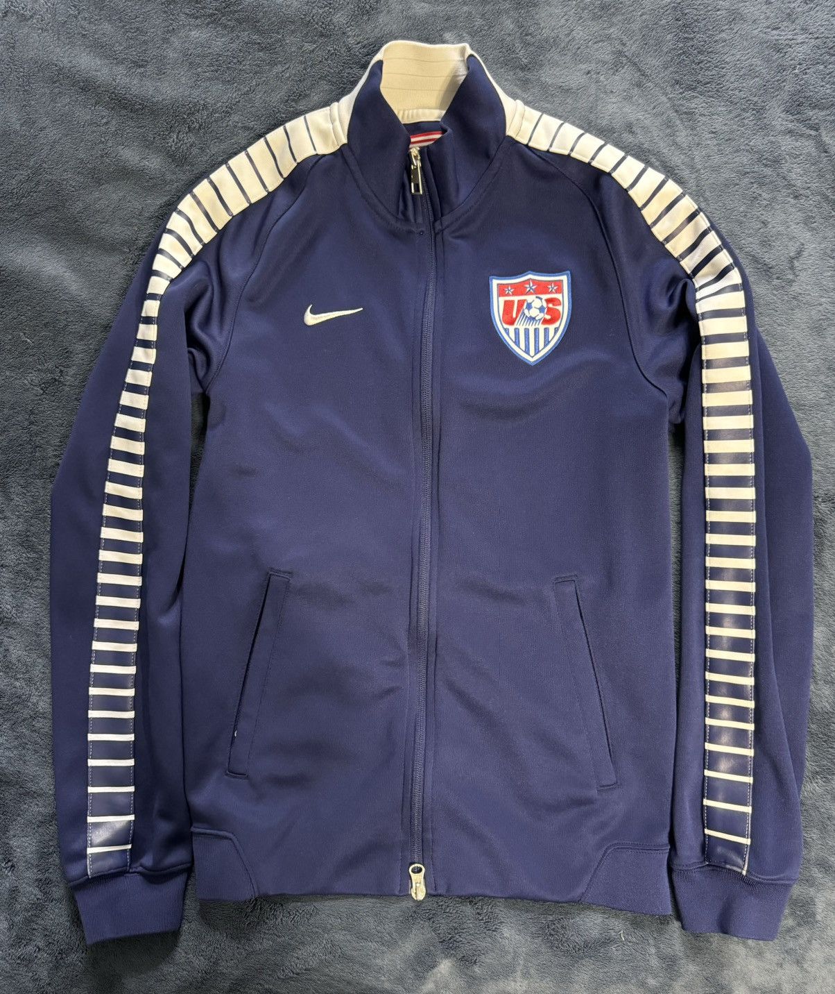 Nike USMNT training full zip up jacket Size US S / EU 44-46 / 1 - 1 Thumbnail