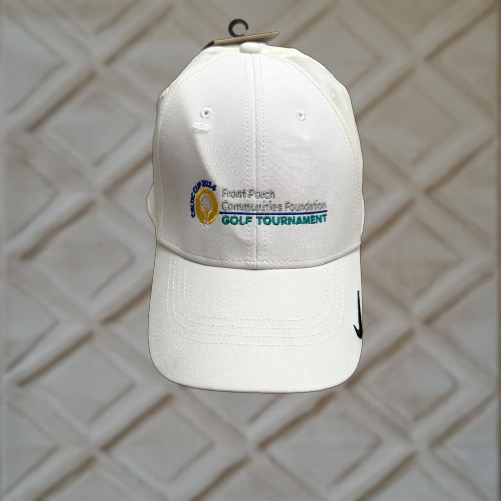 Nike Nike Golf Hat M White Dri-Fit Porch Front Porch Communities Celtic NWT Adjustable Lightweight Men Cap 90s? Size ONE SIZE - 1 Thumbnail