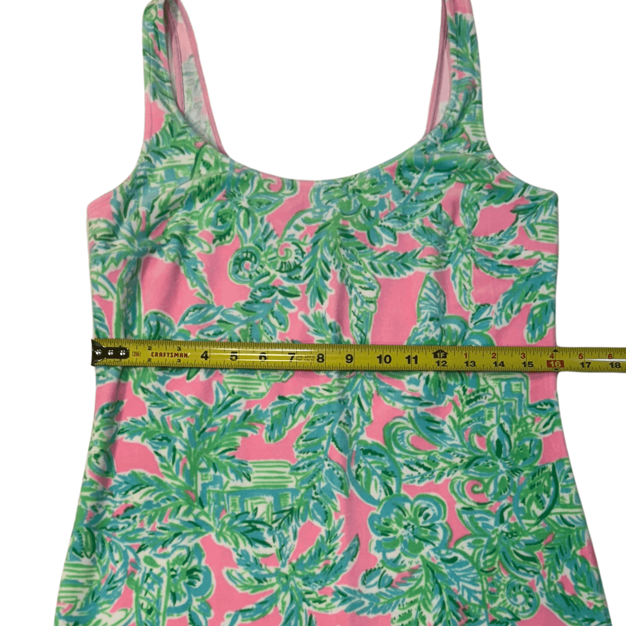 Lilly Pulitzer Lilly Pulitzer Dyanna Velour Newberri Tank Dress Size S / US 4 / IT 40 - 8 Thumbnail