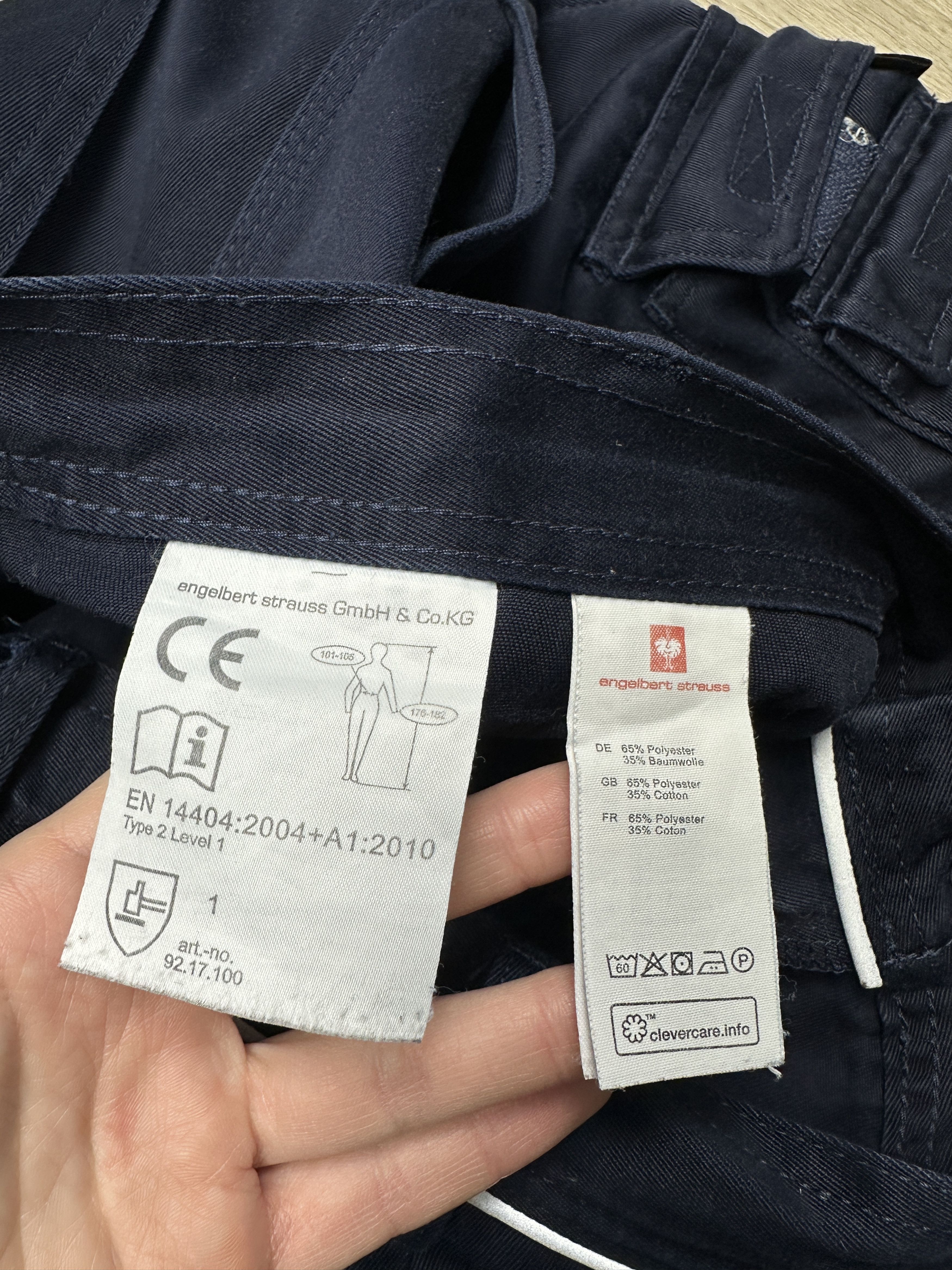 Other Engelbert Strauss Mens Workwear Cargo Pants Size US 40 / EU 56 - 6 Thumbnail
