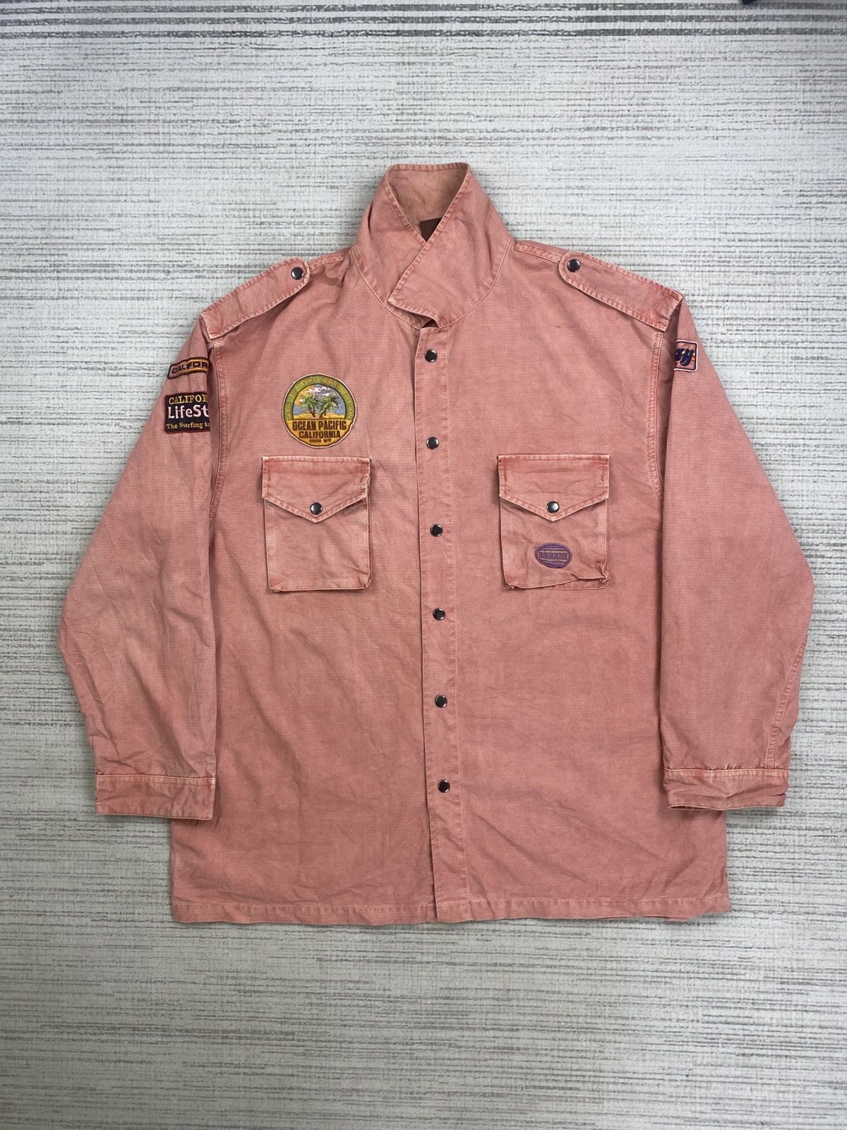 Ocean Pacific × Vintage Vintage Ocean Pacific California Surfing Jacket Size US XL / EU 56 / 4 - 7 Thumbnail
