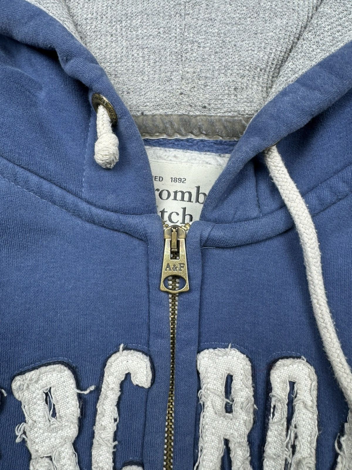 Abercrombie & Fitch Vintage Abercrombie&Fitch Y2k Zip Hoodie Size US XL / EU 56 / 4 - 6 Thumbnail