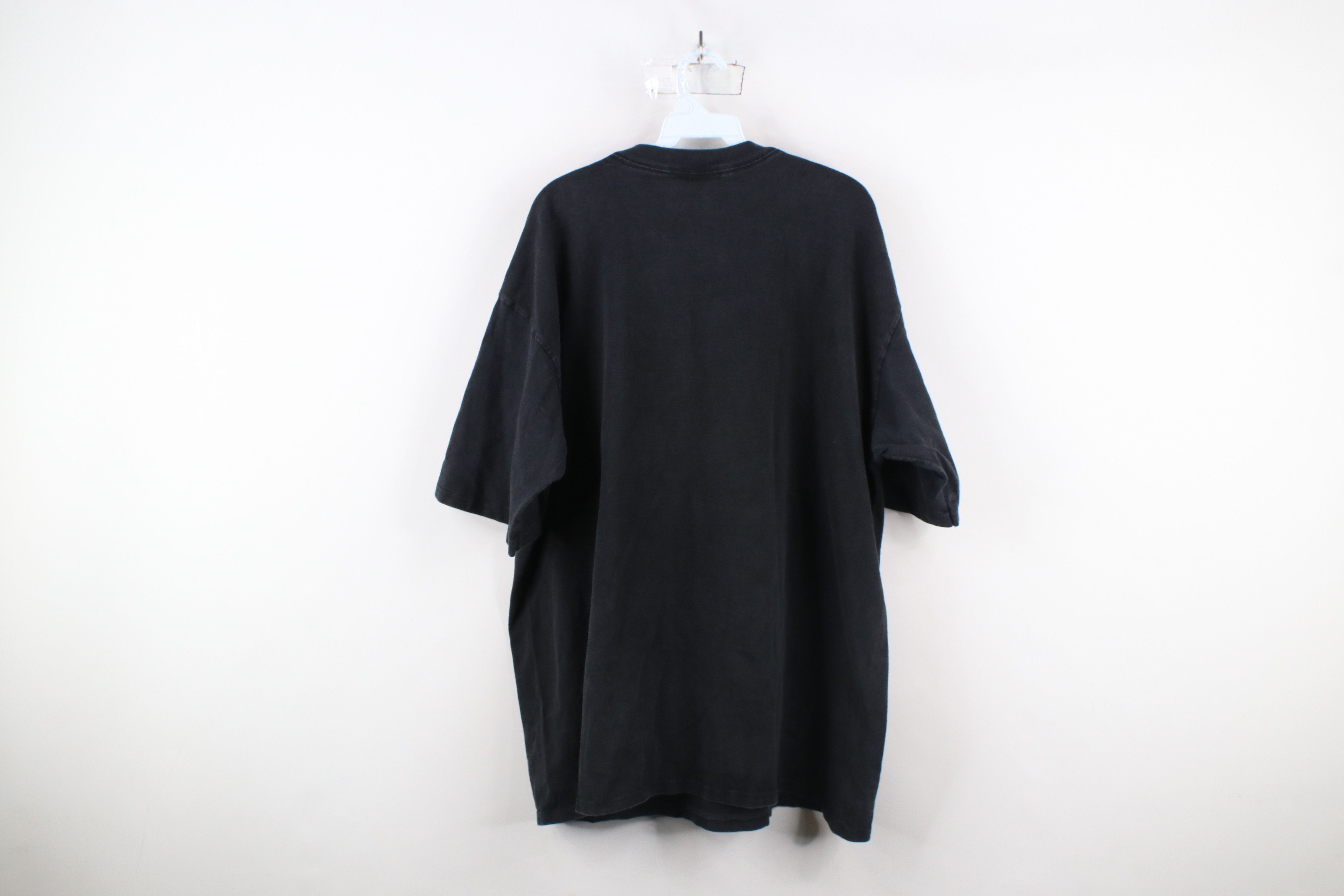 Vintage Vintage 90s Streetwear Heavyweight T-Shirt Black Cotton Size US XXL / EU 58 / 5 - 12 Thumbnail