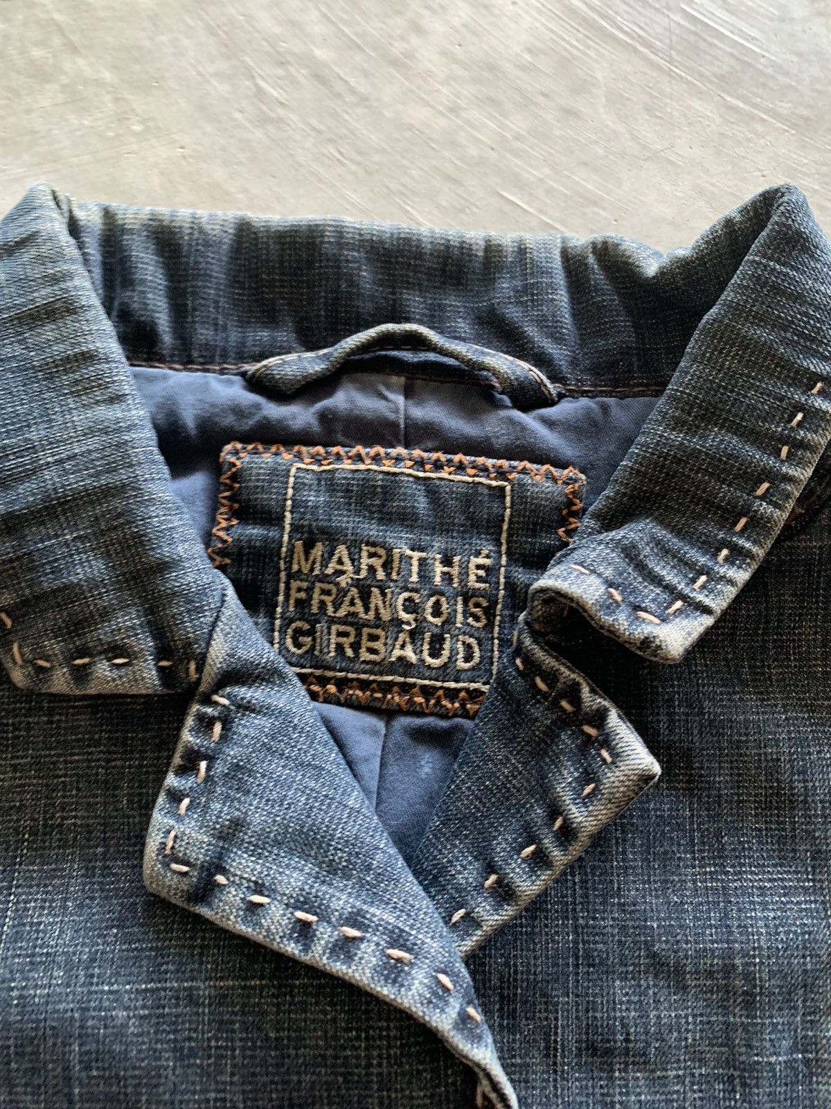 Designer × Marithe + Francois Girbaud RARE VINTAGE marithe francois girbaud MFG denim jacket/coat Size US M / EU 48-50 / 2 - 4 Thumbnail