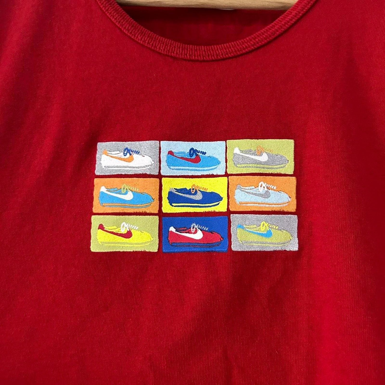 Nike Vintage Nike Cortez Shoe Tee Shirt Size M / US 6-8 / IT 42-44 - 6 Thumbnail