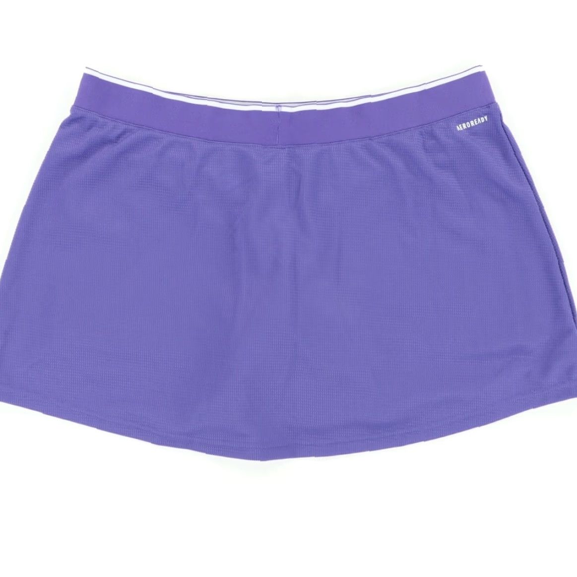 Adidas Adidas Aeroready Club Tennis Skirt Purple Women's XL Polyester Knit Size 40" / US 18 - 4 Thumbnail
