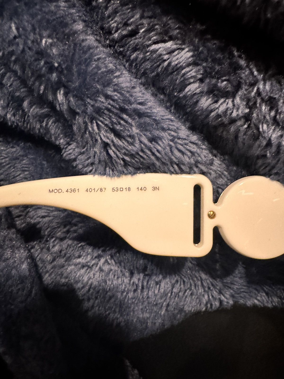 Versace White Versace Biggie Sunglasses Size ONE SIZE - 4 Thumbnail