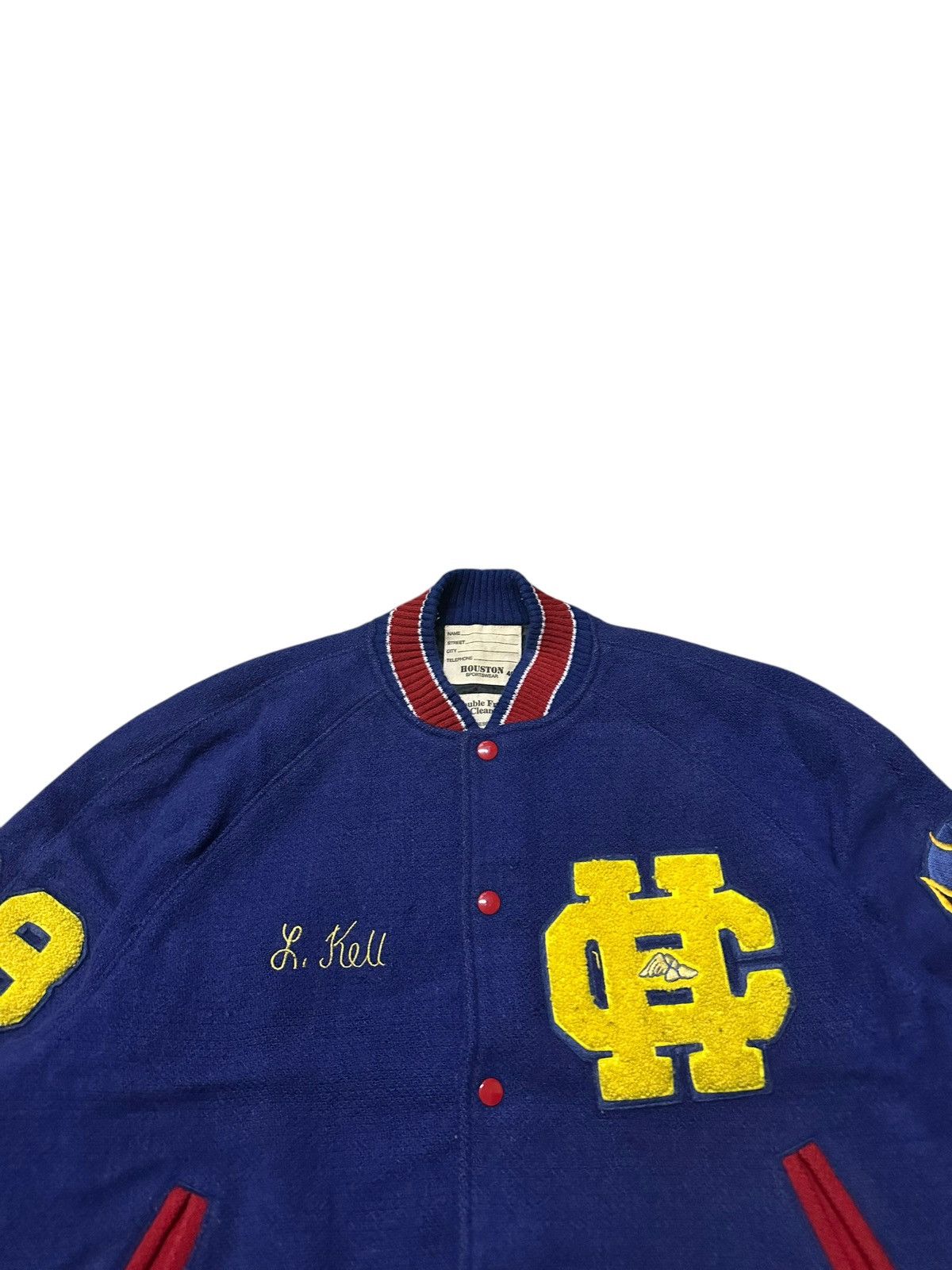 Vintage Vintage 80s Houston varsity jacket Size US M / EU 48-50 / 2 - 5 Thumbnail