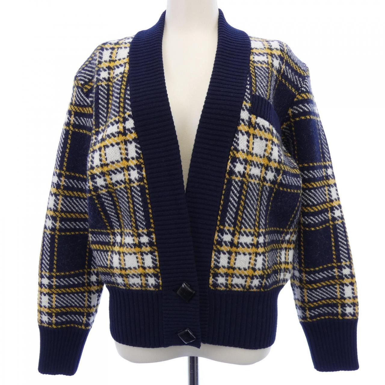 Yves Saint Laurent Yves Saint Laurent Saint Laurent Wool Cardigan Textile Tops 670067Y75GB DUTY FREE for USA Size ONE SIZE - 1 Thumbnail