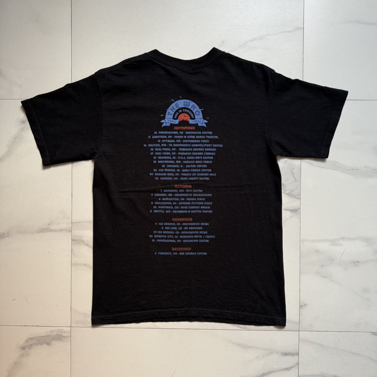 Band Tees Vintage Y2K The Who Live In Concert 06/07 Size US M / EU 48-50 / 2 - 3 Thumbnail