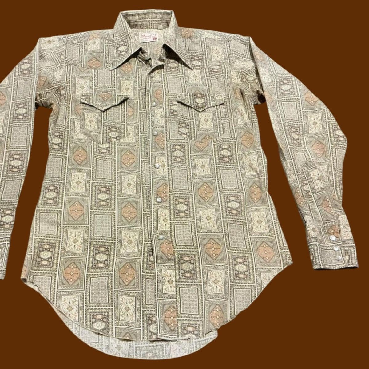 Wrangler Vintage Wrangler Pearl Snap Western Shirt Size US M / EU 48-50 / 2 - 7 Thumbnail
