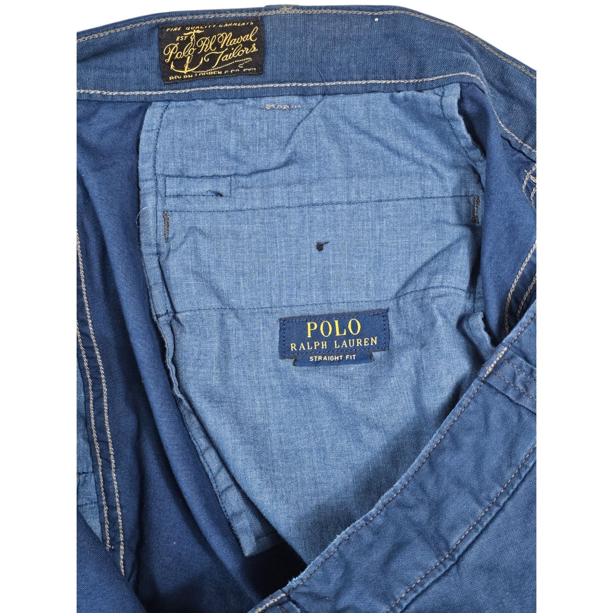 Polo Ralph Lauren Patchwork Distressed Naval Size US 38 / EU 54 - 9 Thumbnail