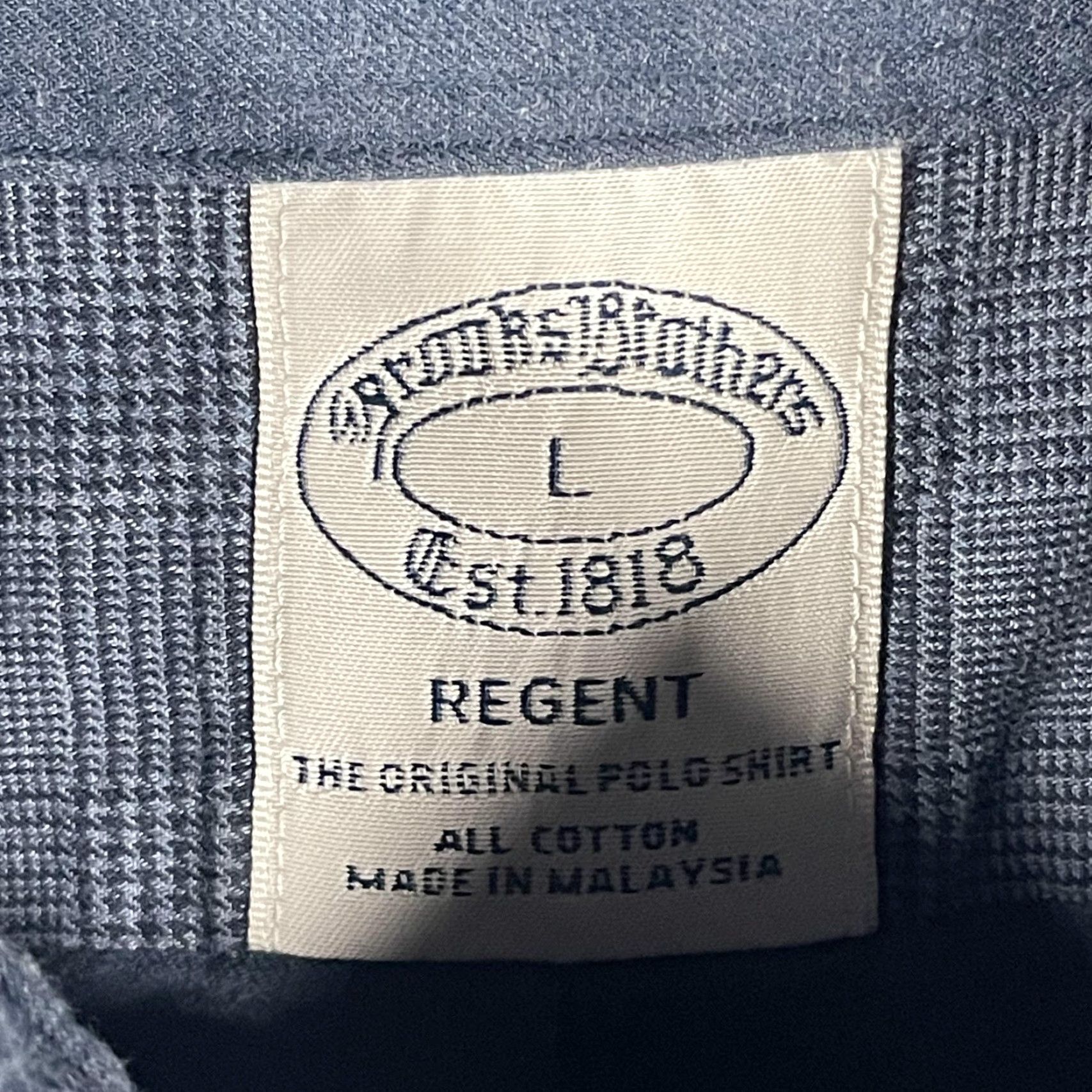 Brooks Brothers Brooks Brothers Shirt Mens Large Blue Regent Button Down Long Sleeve Patchwork Size US L / EU 52-54 / 3 - 4 Thumbnail