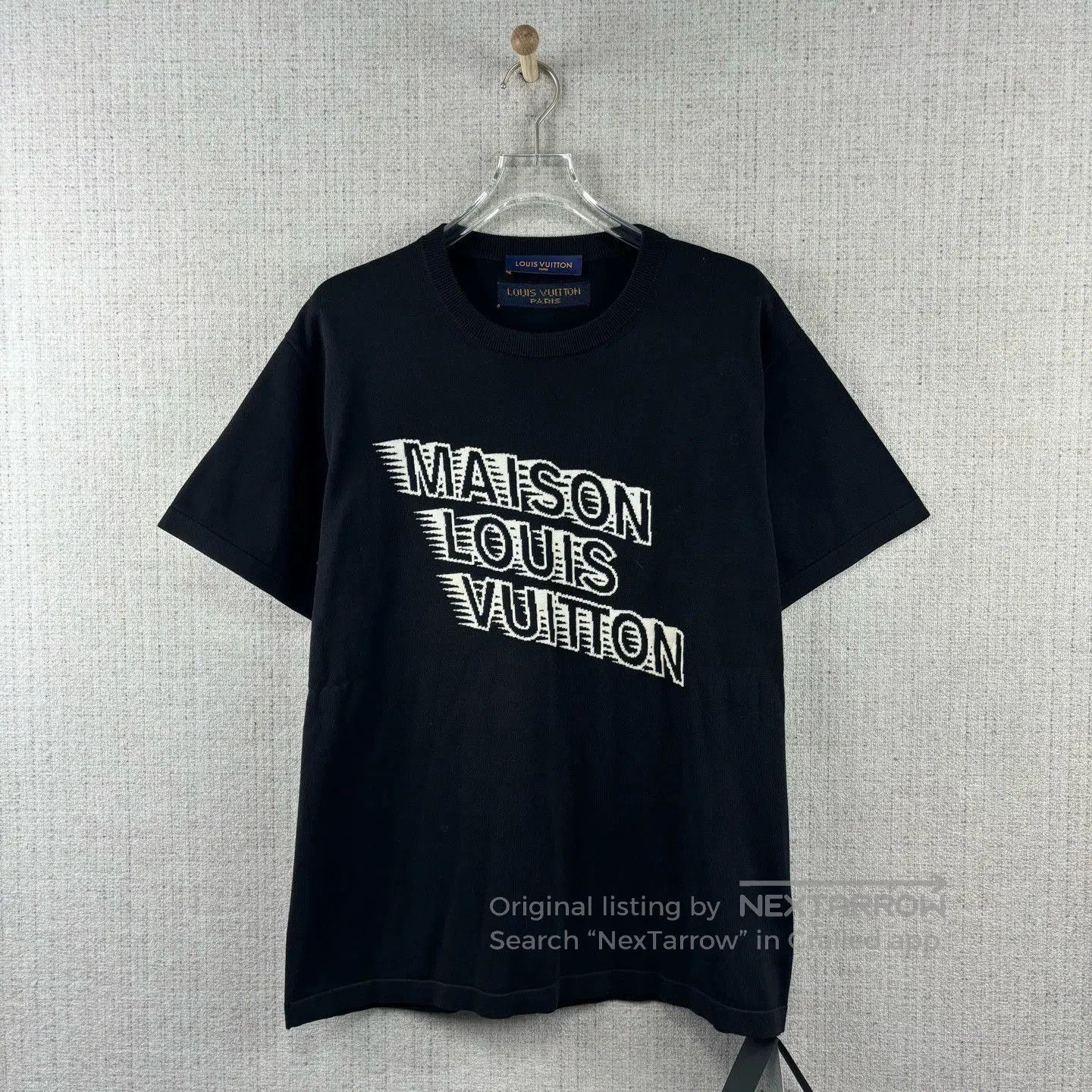 Louis Vuitton Louis Vuitton Logo Knit Short Sleeve Tee. Size US XL / EU 56 / 4 - 1 Thumbnail