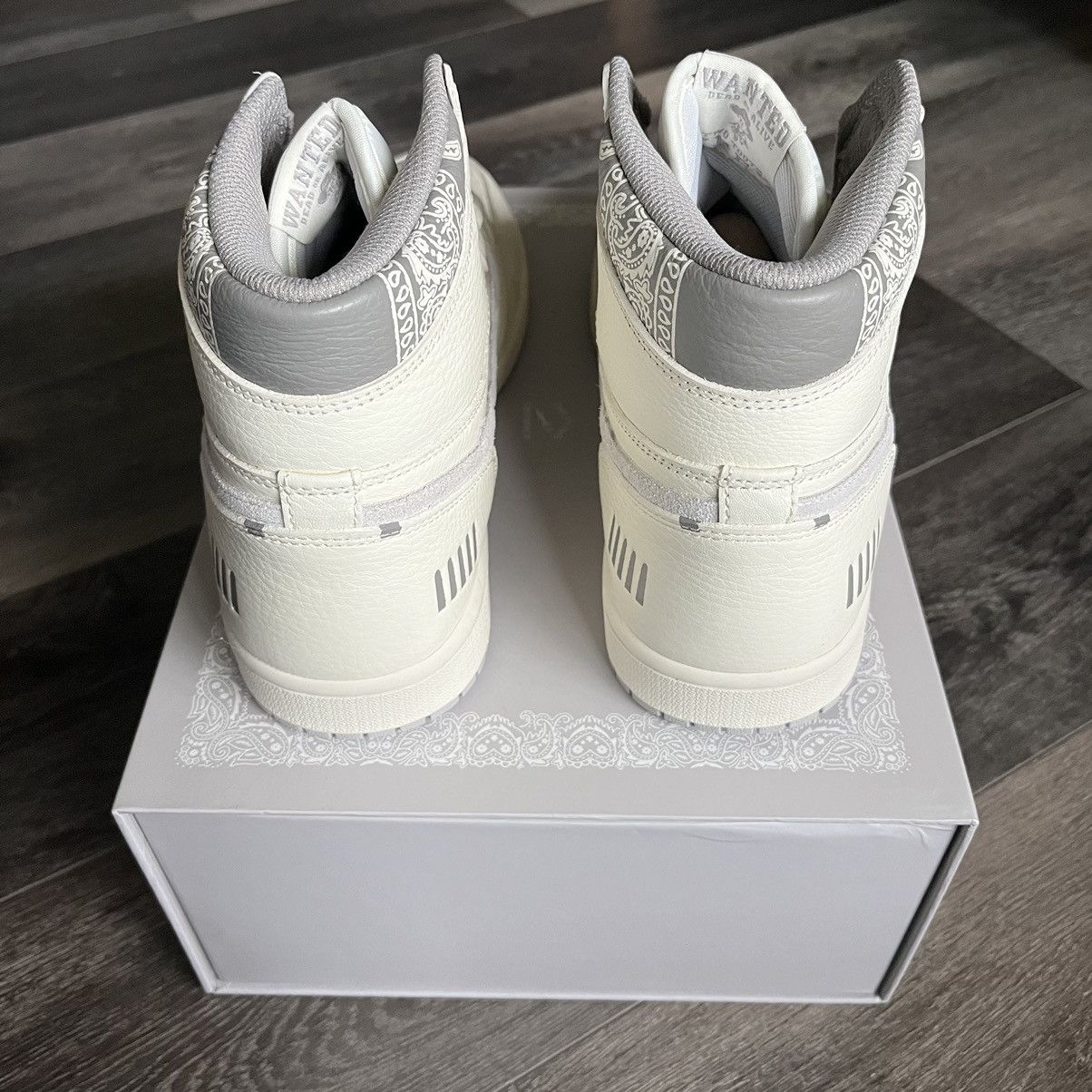 Fugazi New Fugazi One in The Chamber High White/Grey Shoes Size 11 Size US 11 / EU 44 - 5 Thumbnail