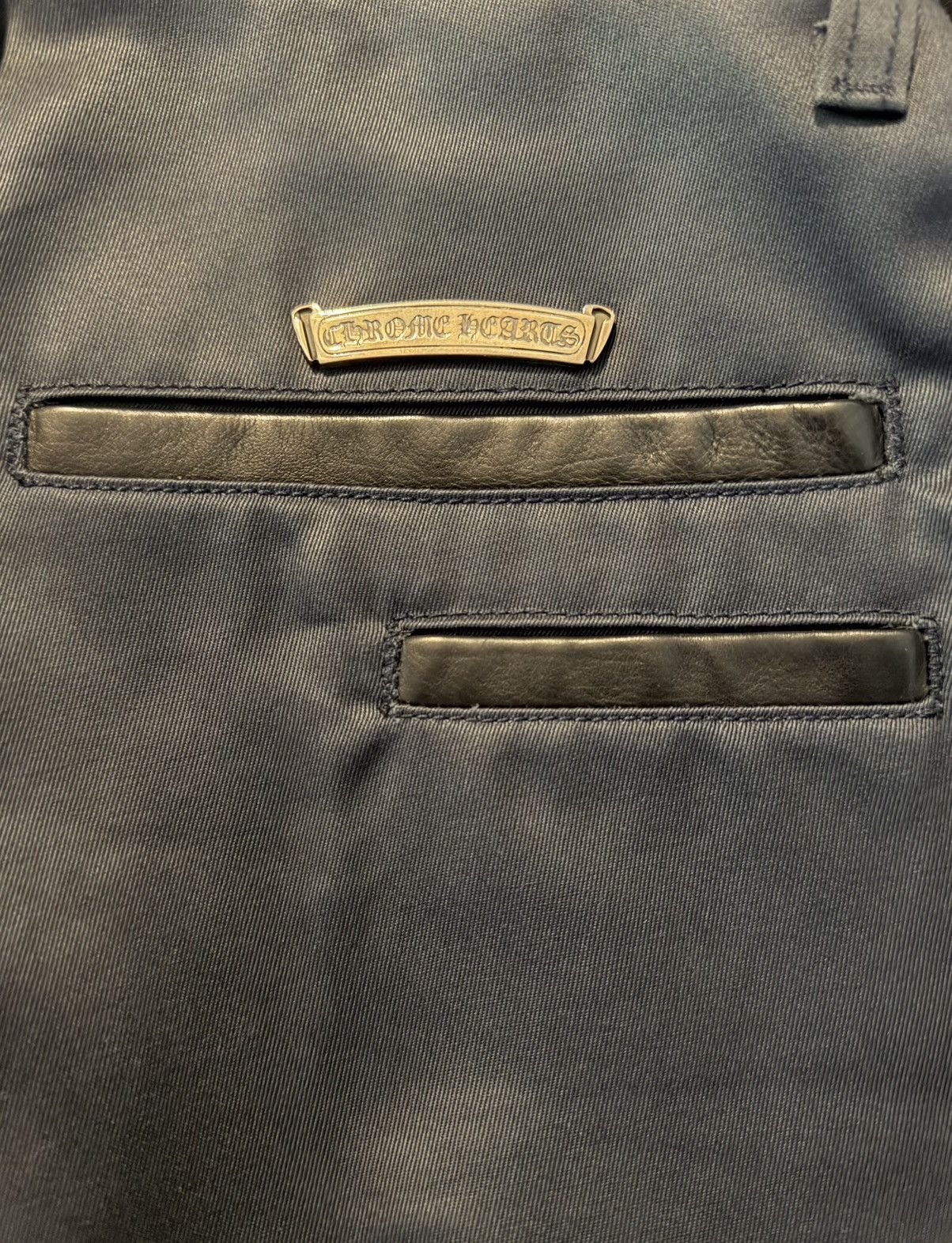 Chrome Hearts Navy Chino Shorts FLAWLESS Size US 32 / EU 48 - 5 Thumbnail