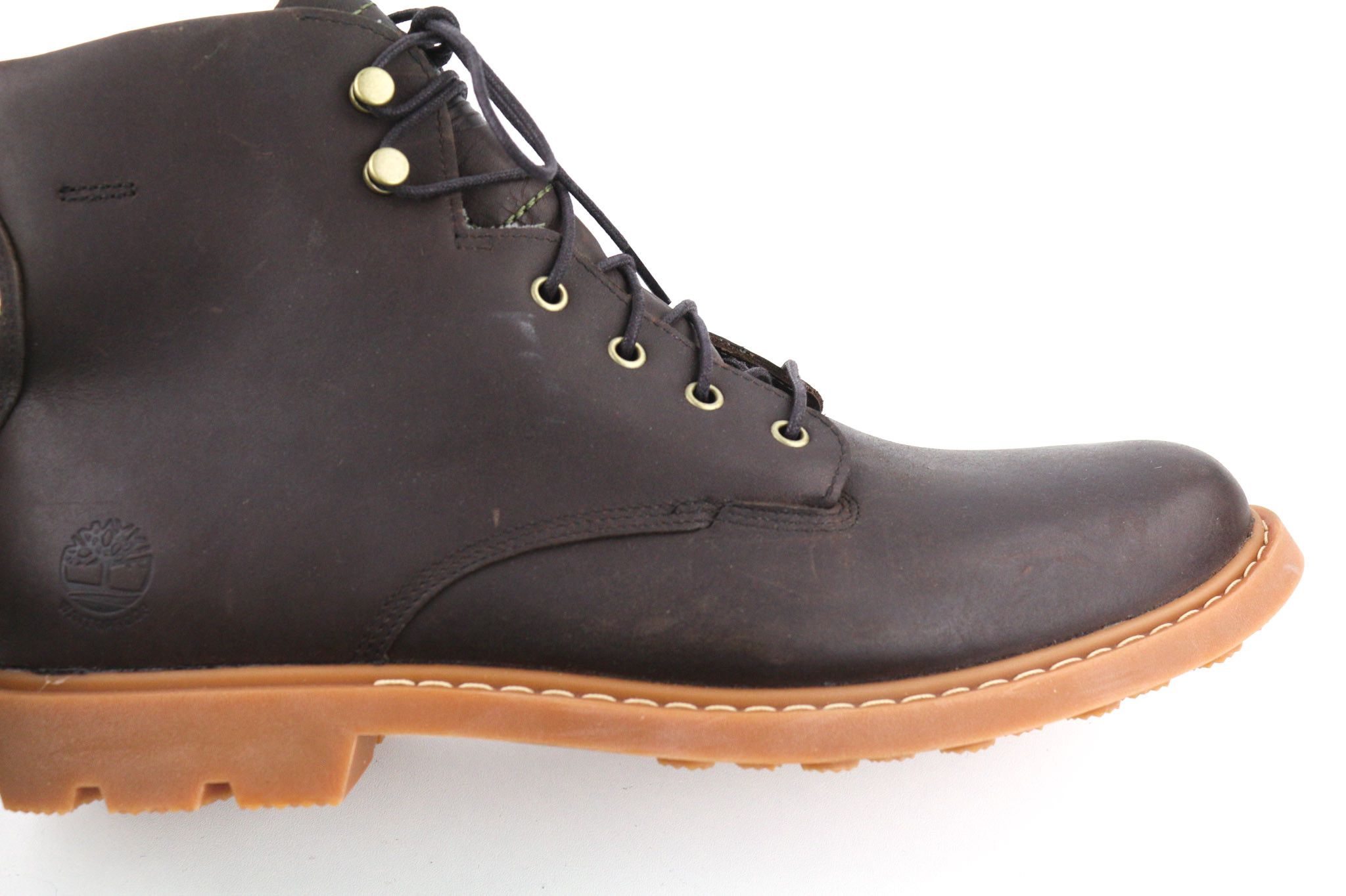 Timberland AFHP-A5050 EU43.5 Dark Brown Leather High Top Shoes 80566 Size US 10.5 / EU 43-44 - 15 Thumbnail