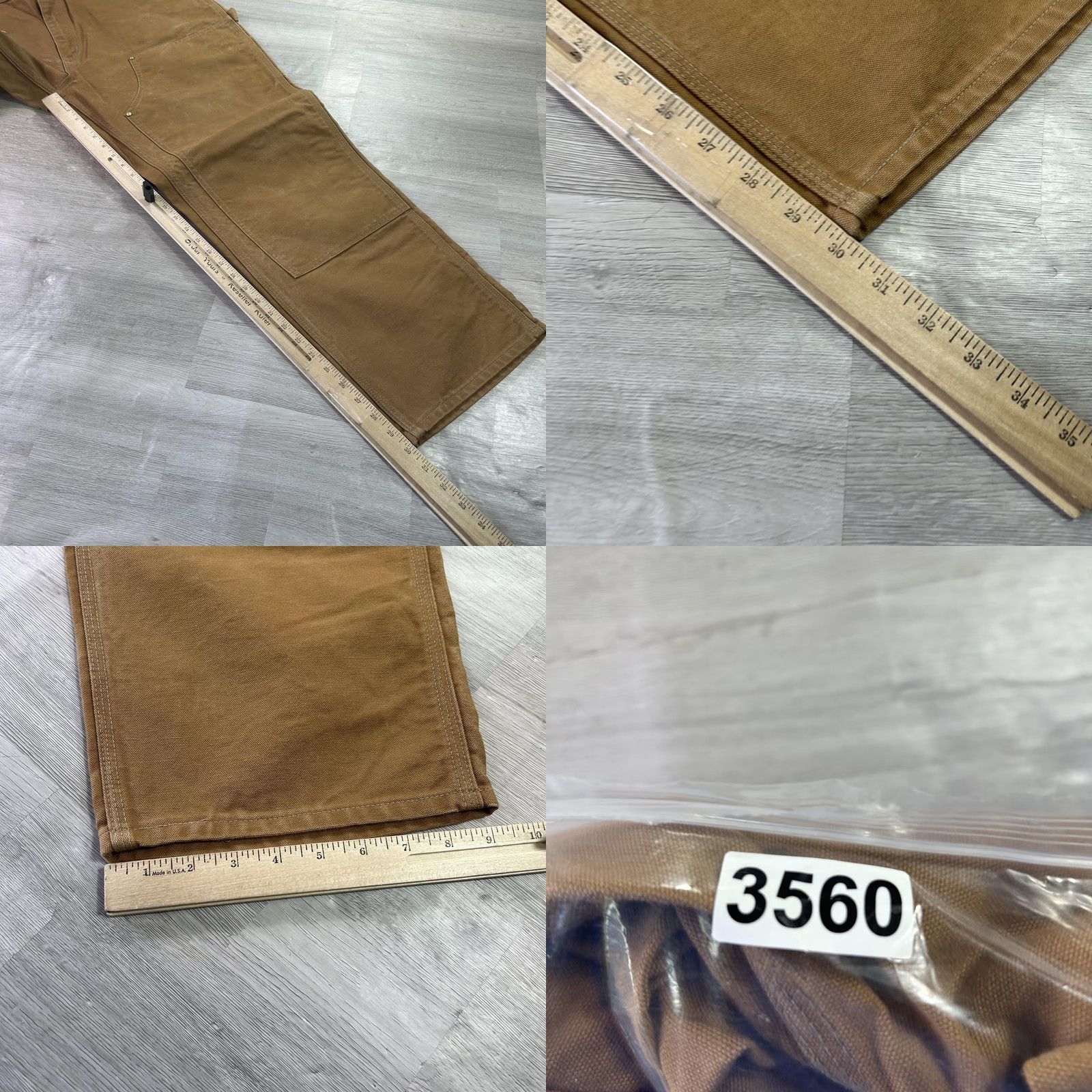 Carhartt VINTAGE Carhartt Pants Carpenter Mens 38x30 Brown Canvas B01 Double Knee USA Size US 38 / EU 54 - 8 Thumbnail