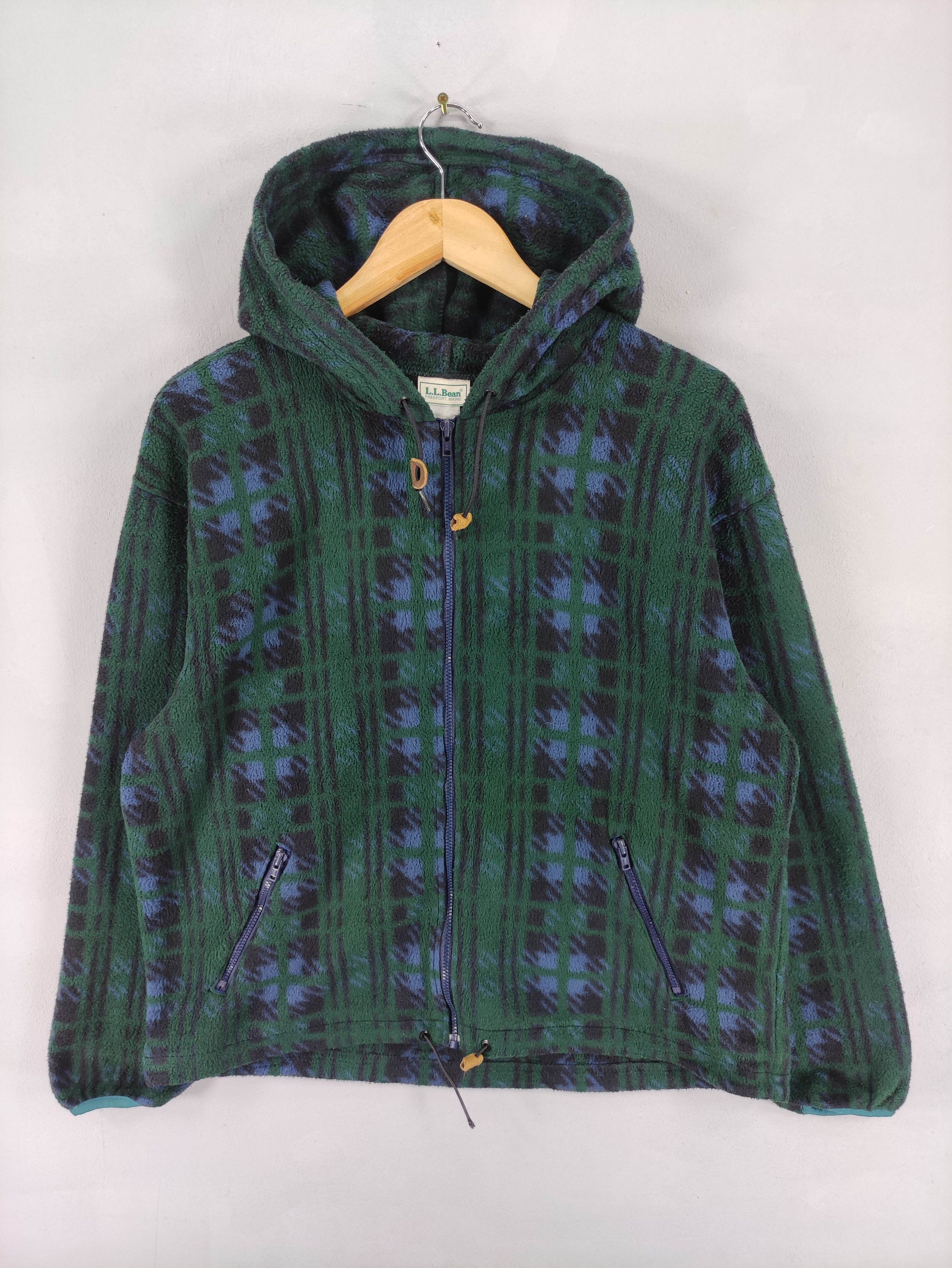 L.L. Bean Vintage L.L. Bean Sweater Hoodie Fleece Zipper Size US L / EU 52-54 / 3 - 1 Thumbnail